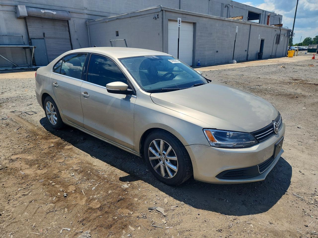 2013 Volkswagen Jetta Se Cream vin: 3VWDX7AJXDM301856