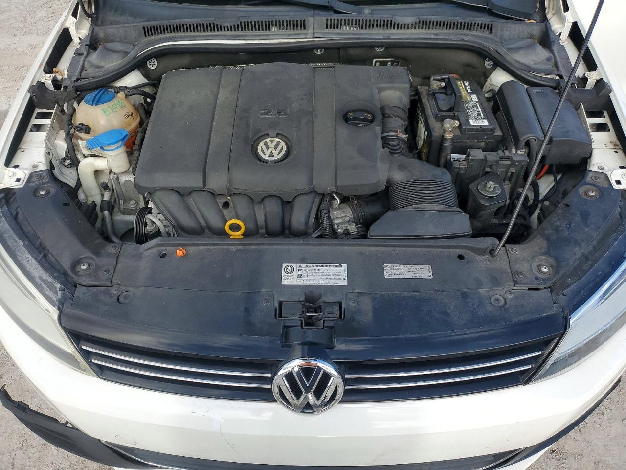 2013 Volkswagen Jetta Se White vin: 3VWDX7AJXDM310332