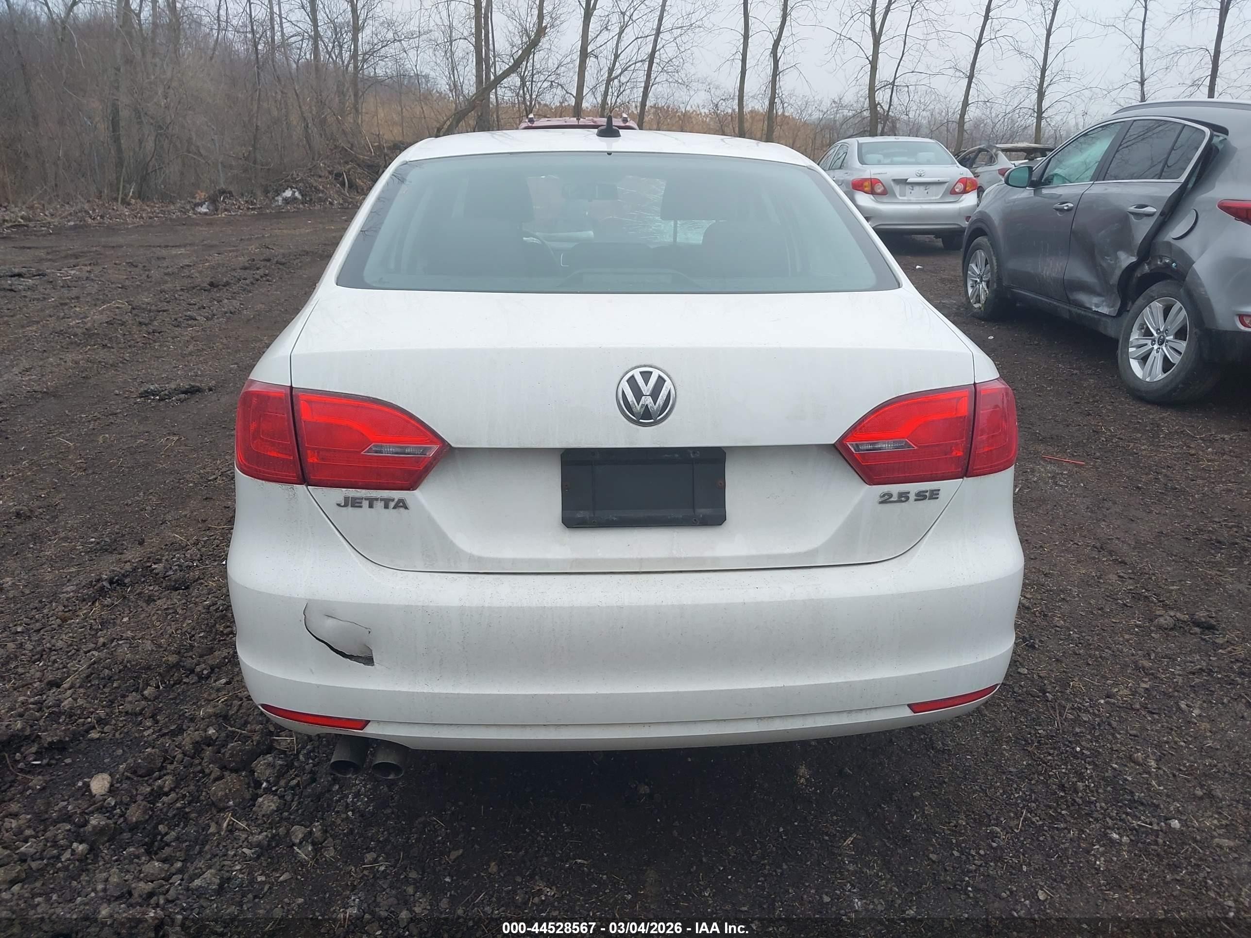 2013 Volkswagen Jetta Se White vin: 3VWDX7AJXDM358221