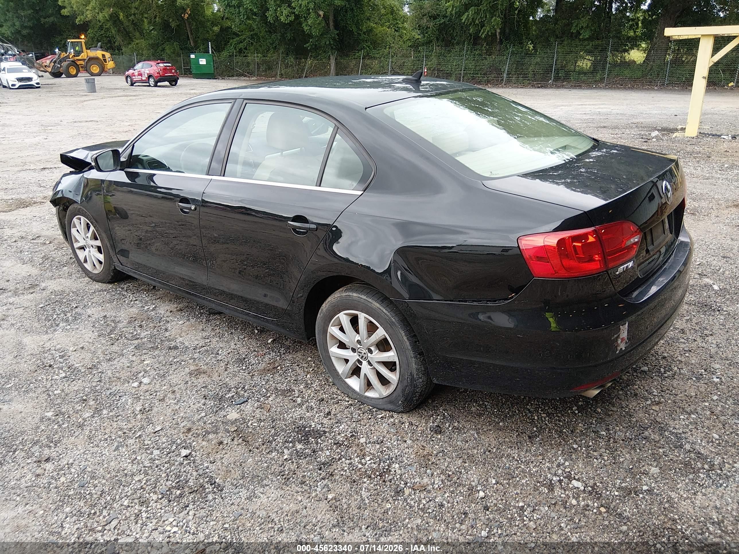 2013 Volkswagen Jetta 2.5l Se Black vin: 3VWDX7AJXDM378937