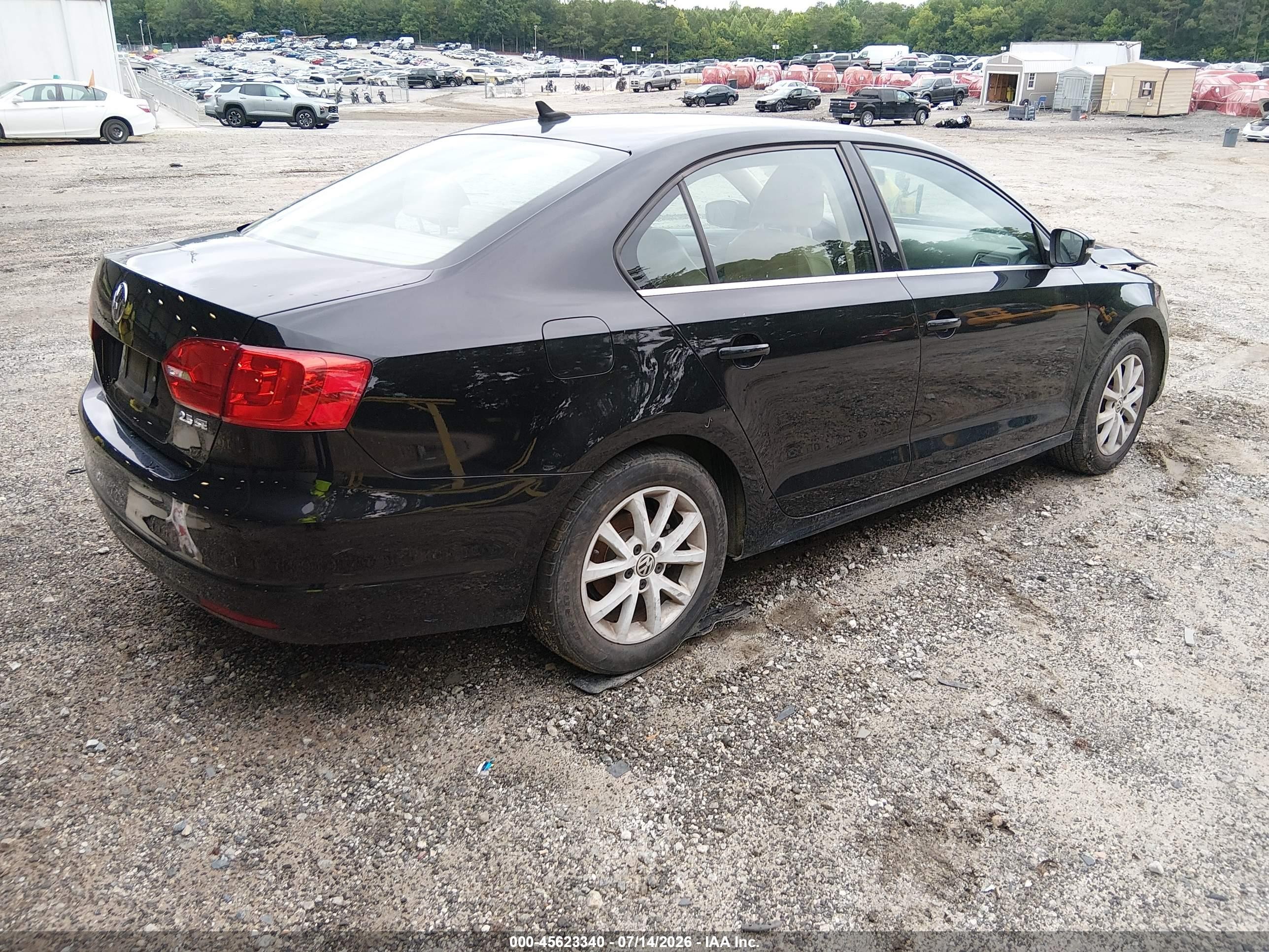 2013 Volkswagen Jetta 2.5l Se Black vin: 3VWDX7AJXDM378937
