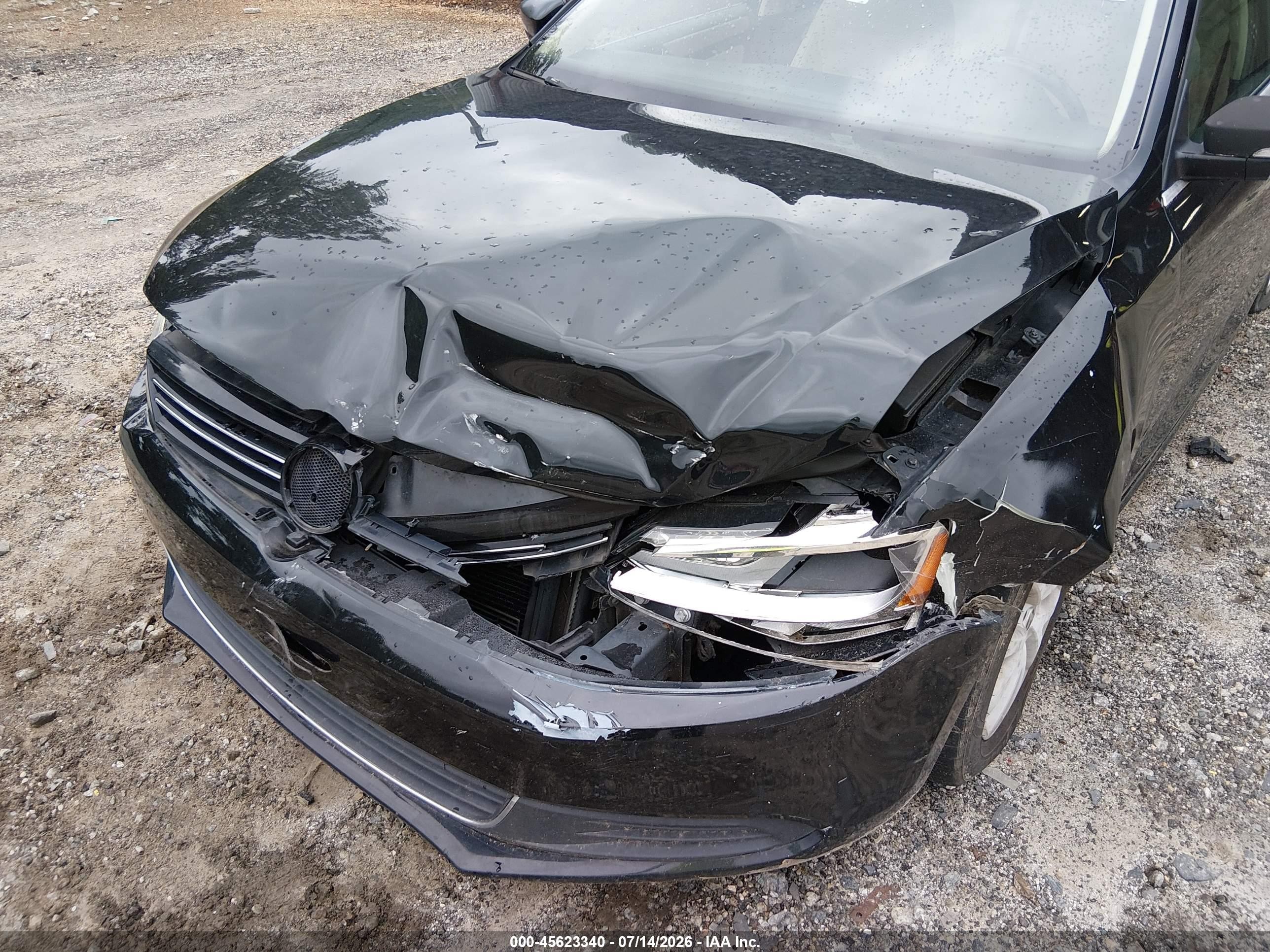 2013 Volkswagen Jetta 2.5l Se Black vin: 3VWDX7AJXDM378937