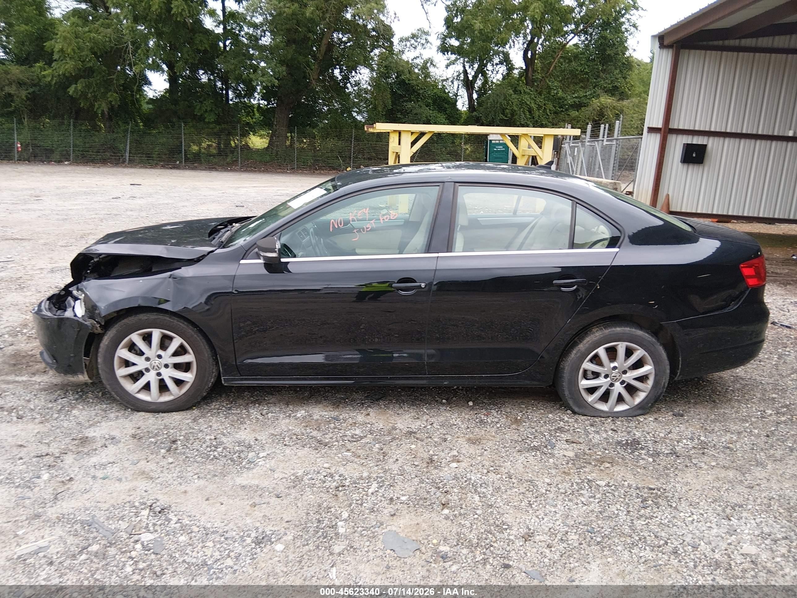 2013 Volkswagen Jetta 2.5l Se Black vin: 3VWDX7AJXDM378937