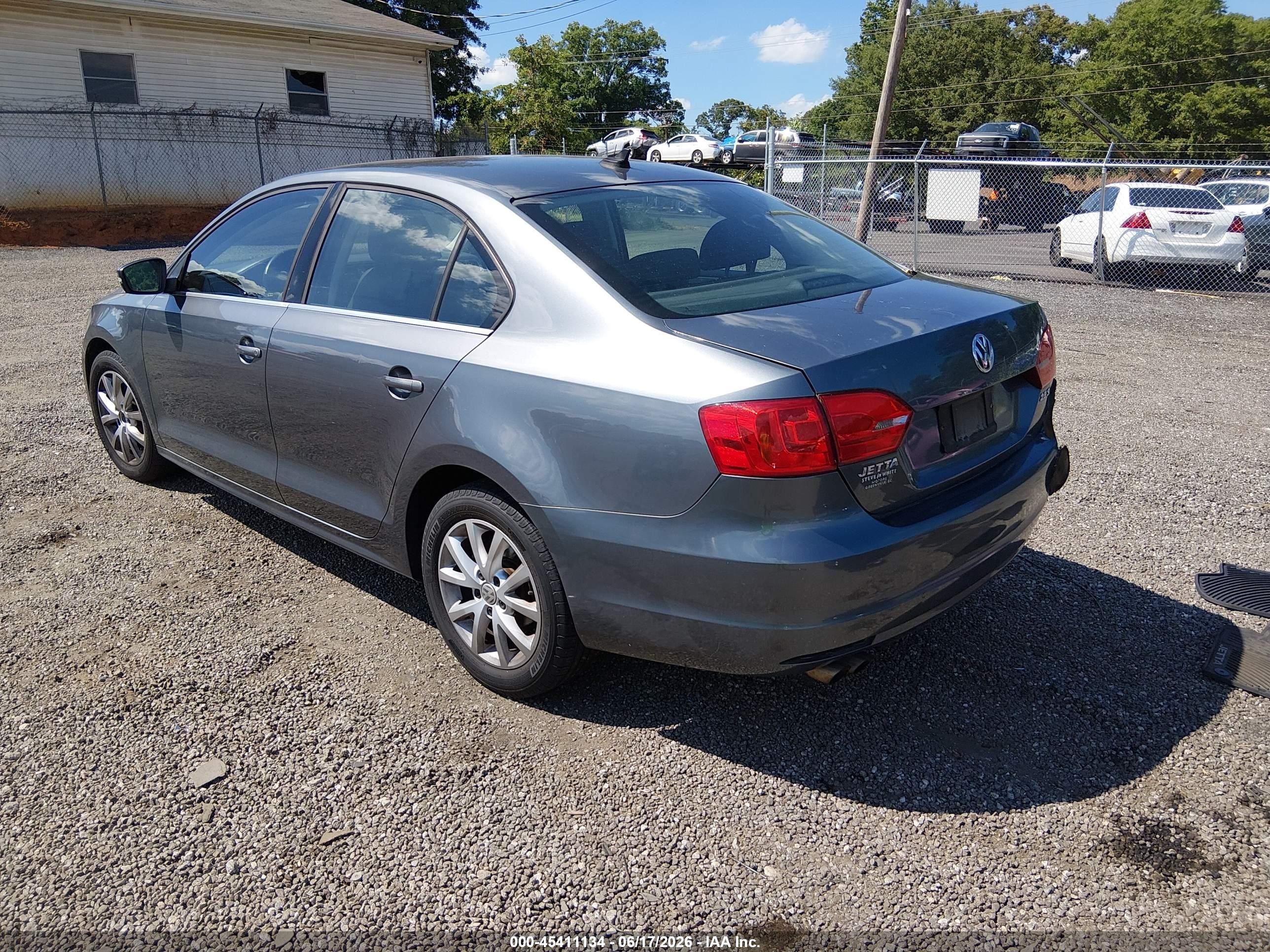 2013 Volkswagen Jetta 2.5l Se Gray vin: 3VWDX7AJXDM378999
