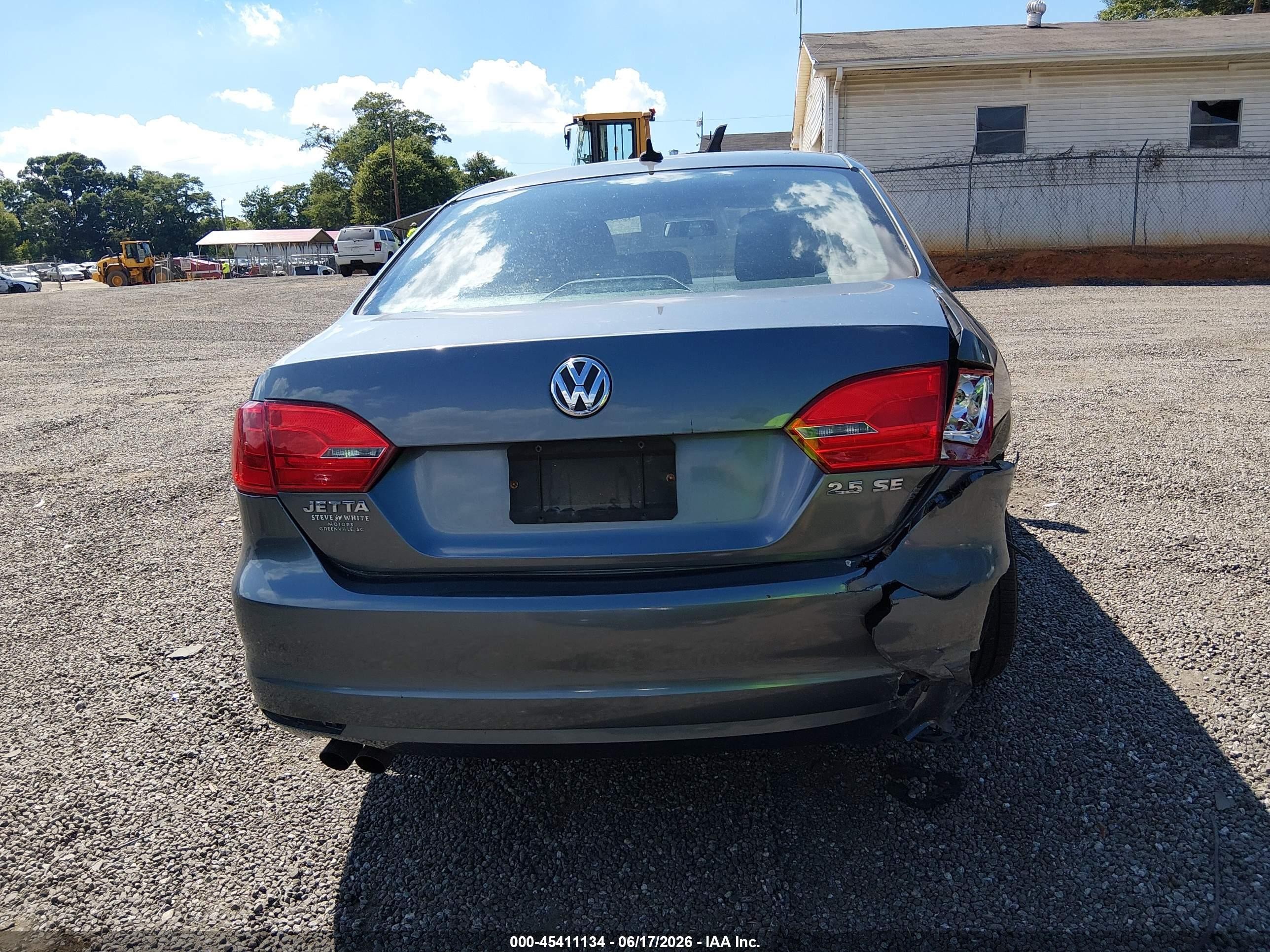 2013 Volkswagen Jetta 2.5l Se Gray vin: 3VWDX7AJXDM378999
