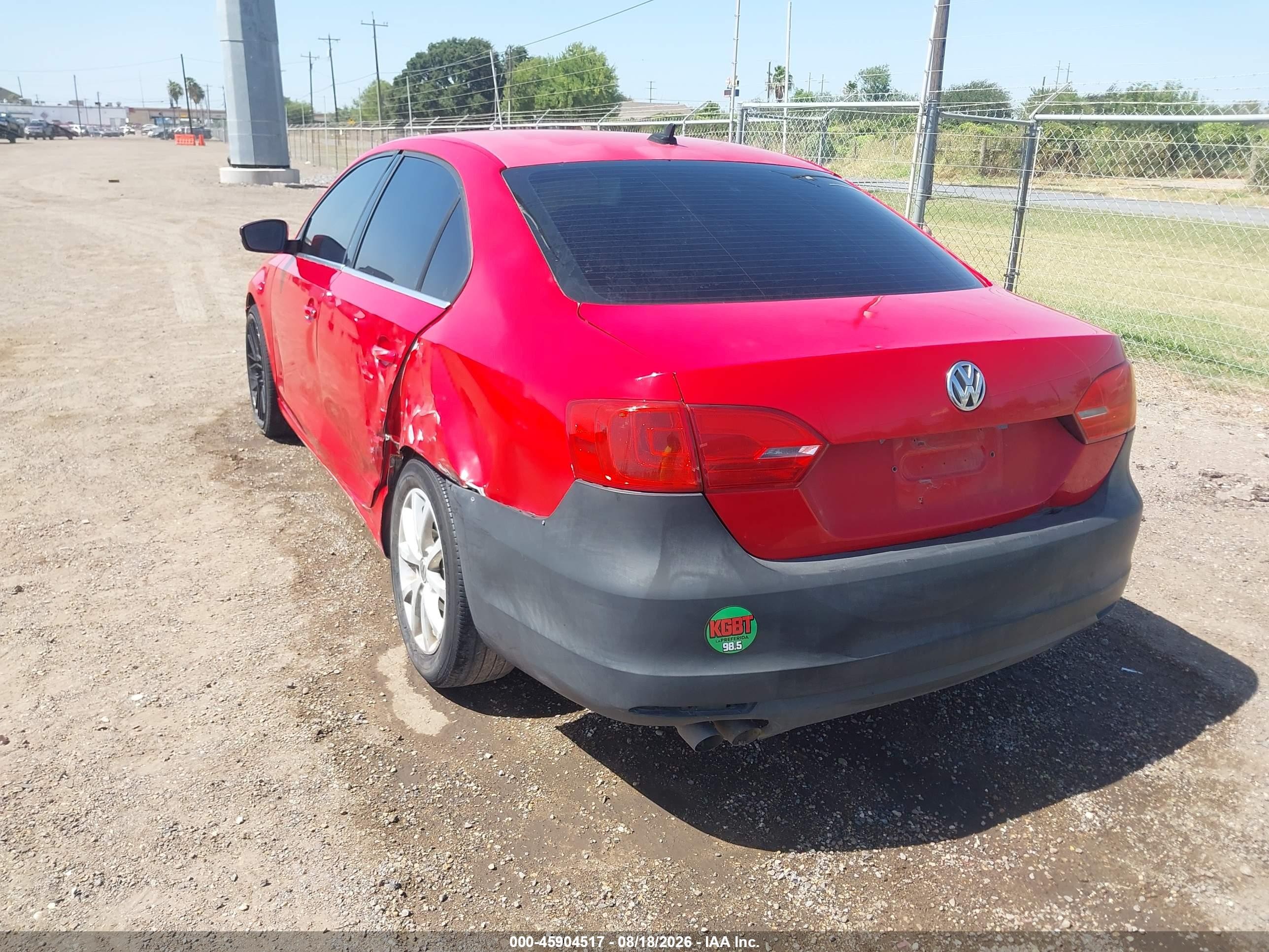2013 Volkswagen Jetta 2.5l Se Red vin: 3VWDX7AJXDM389579