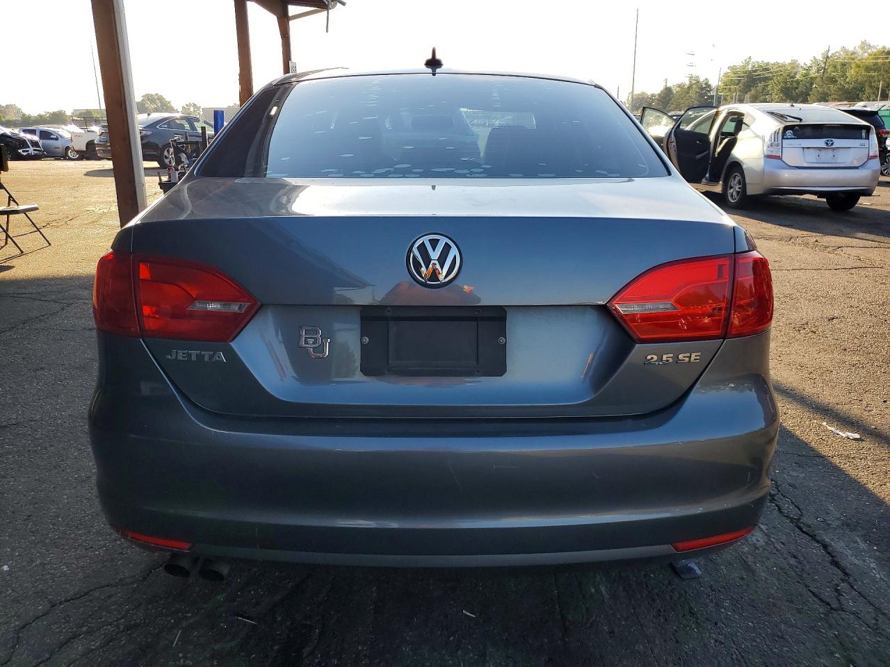 2013 Volkswagen Jetta Se Gray vin: 3VWDX7AJXDM403173