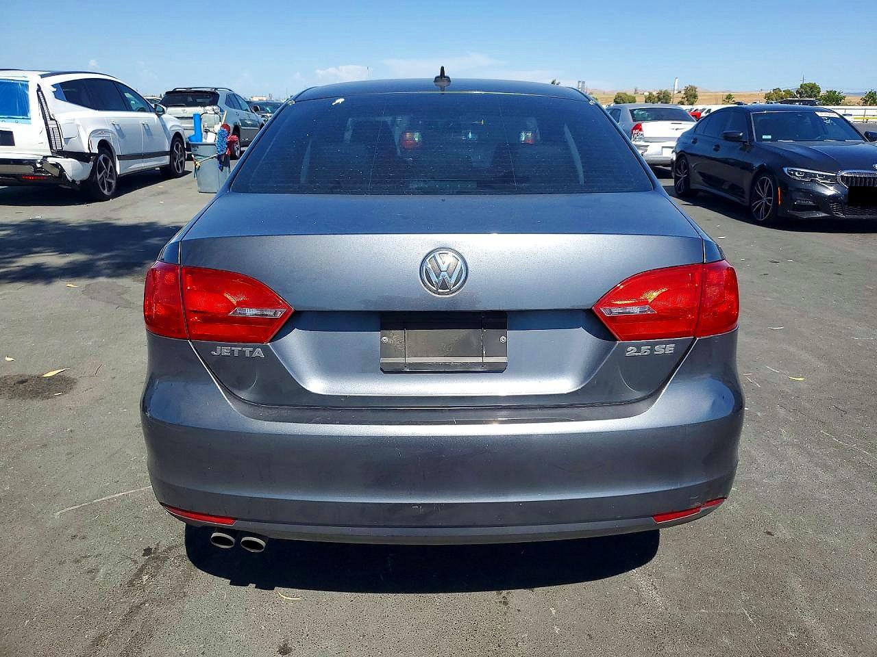 2013 Volkswagen Jetta Se Gray vin: 3VWDX7AJXDM411094
