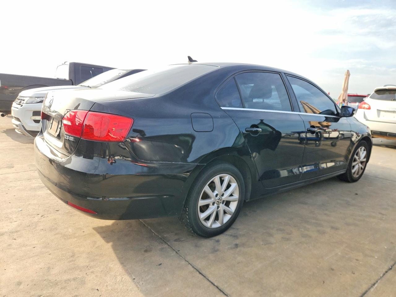 2013 Volkswagen Jetta Se Black vin: 3VWDX7AJXDM436304