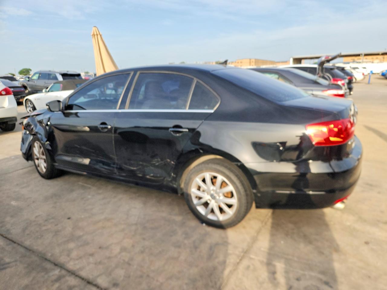 2013 Volkswagen Jetta Se Black vin: 3VWDX7AJXDM436304