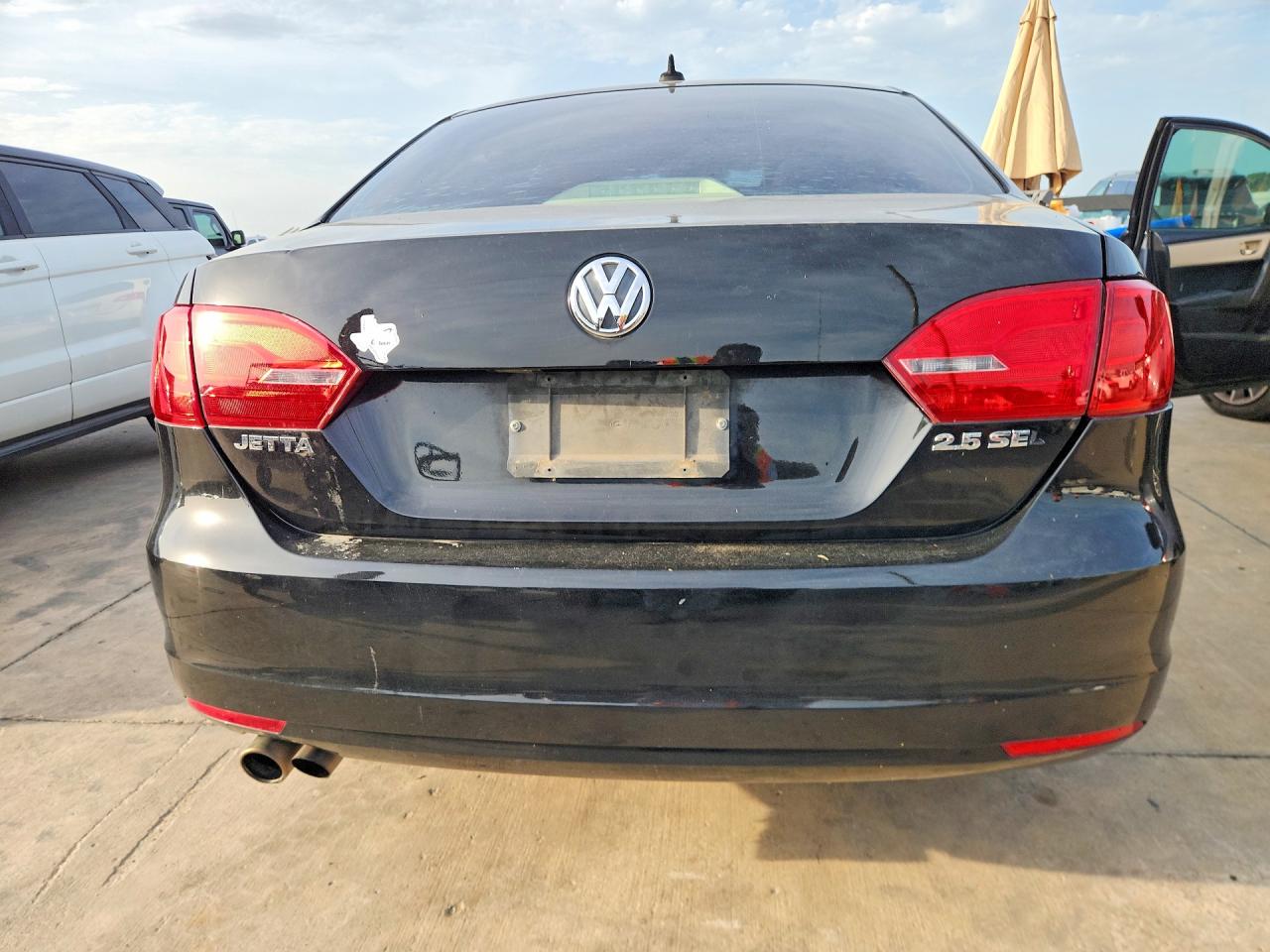 2013 Volkswagen Jetta Se Black vin: 3VWDX7AJXDM436304