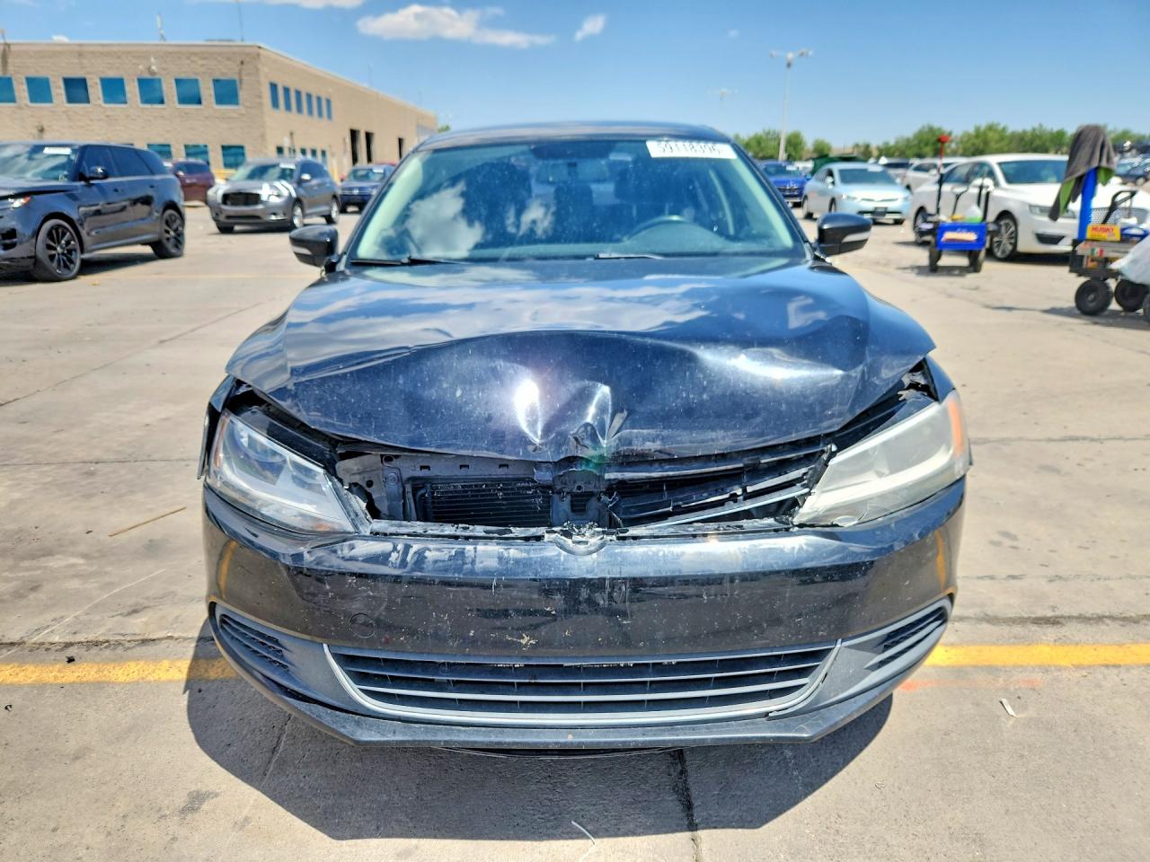 2013 Volkswagen Jetta Se Black vin: 3VWDX7AJXDM436559