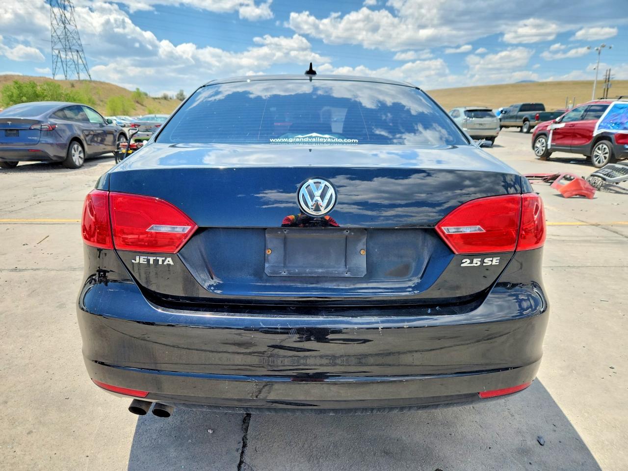 2013 Volkswagen Jetta Se Black vin: 3VWDX7AJXDM436559