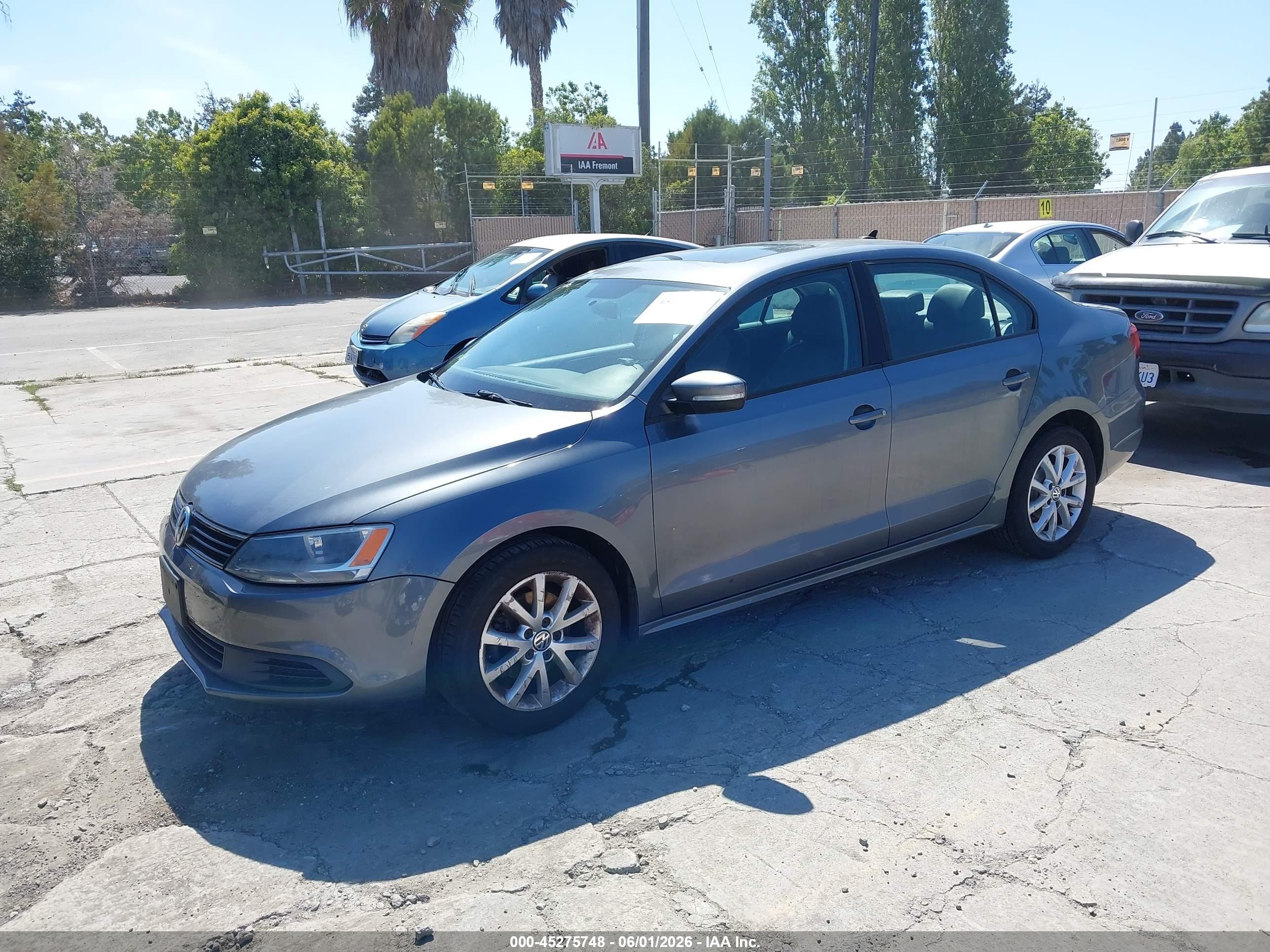 2011 Volkswagen Jetta 2.5l Se Gray vin: 3VWDZ7AJ0BM323517