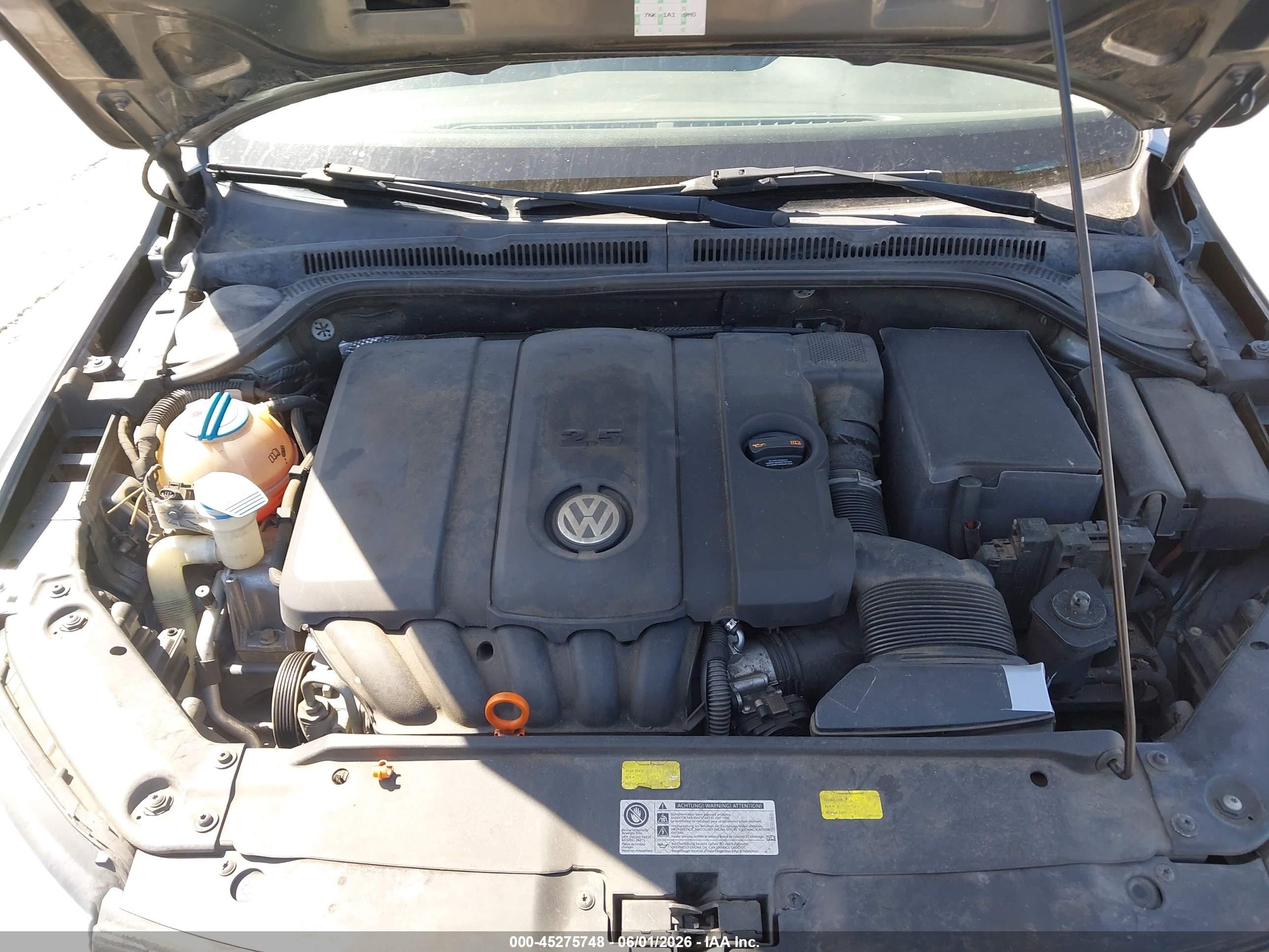 2011 Volkswagen Jetta 2.5l Se Gray vin: 3VWDZ7AJ0BM323517