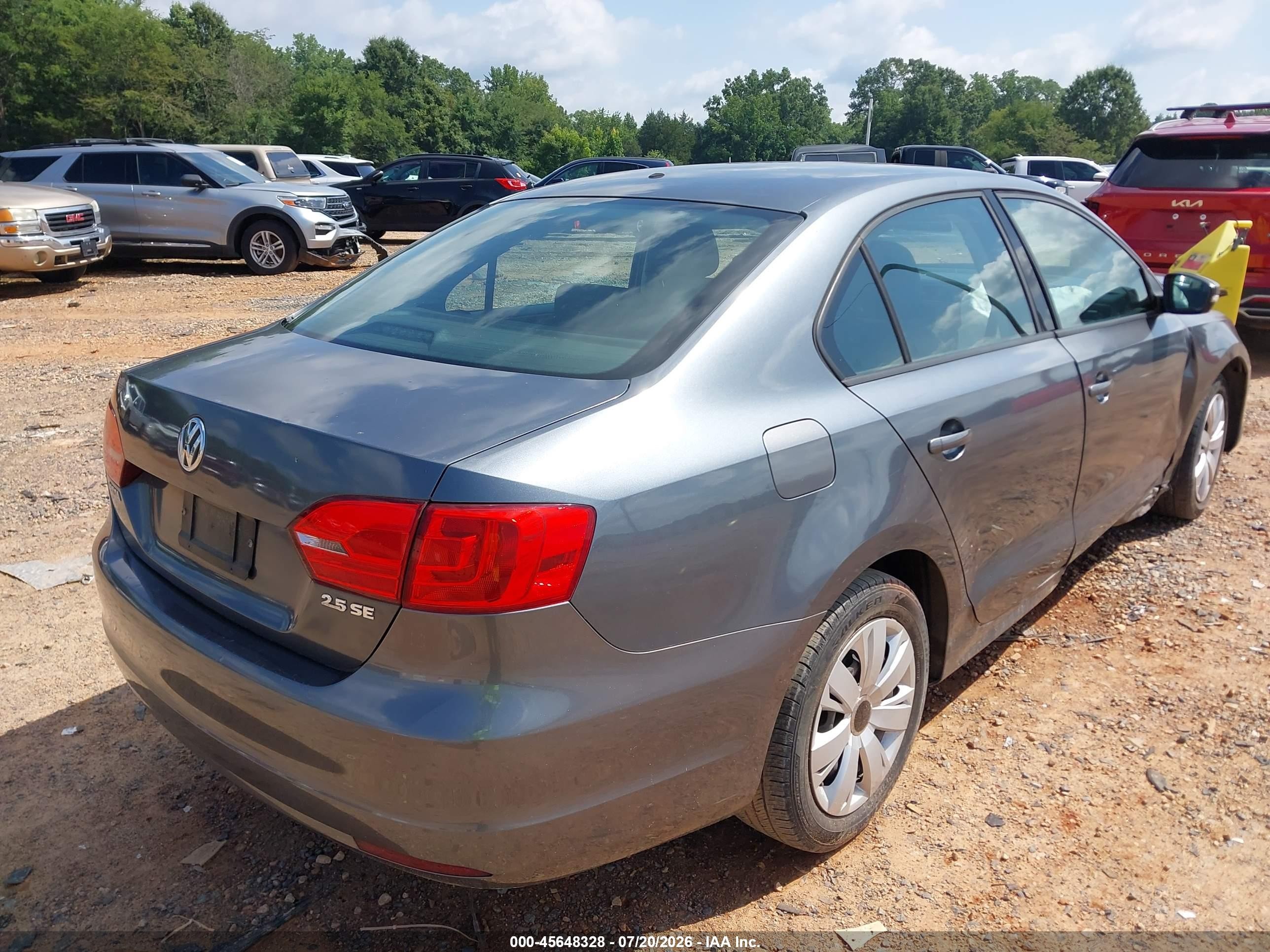 2011 Volkswagen Jetta 2.5l Se Gray vin: 3VWDZ7AJ0BM325963