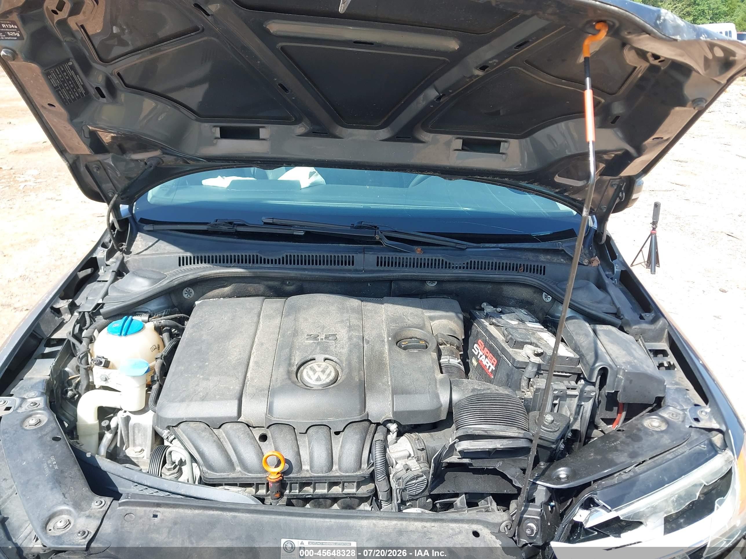 2011 Volkswagen Jetta 2.5l Se Gray vin: 3VWDZ7AJ0BM325963