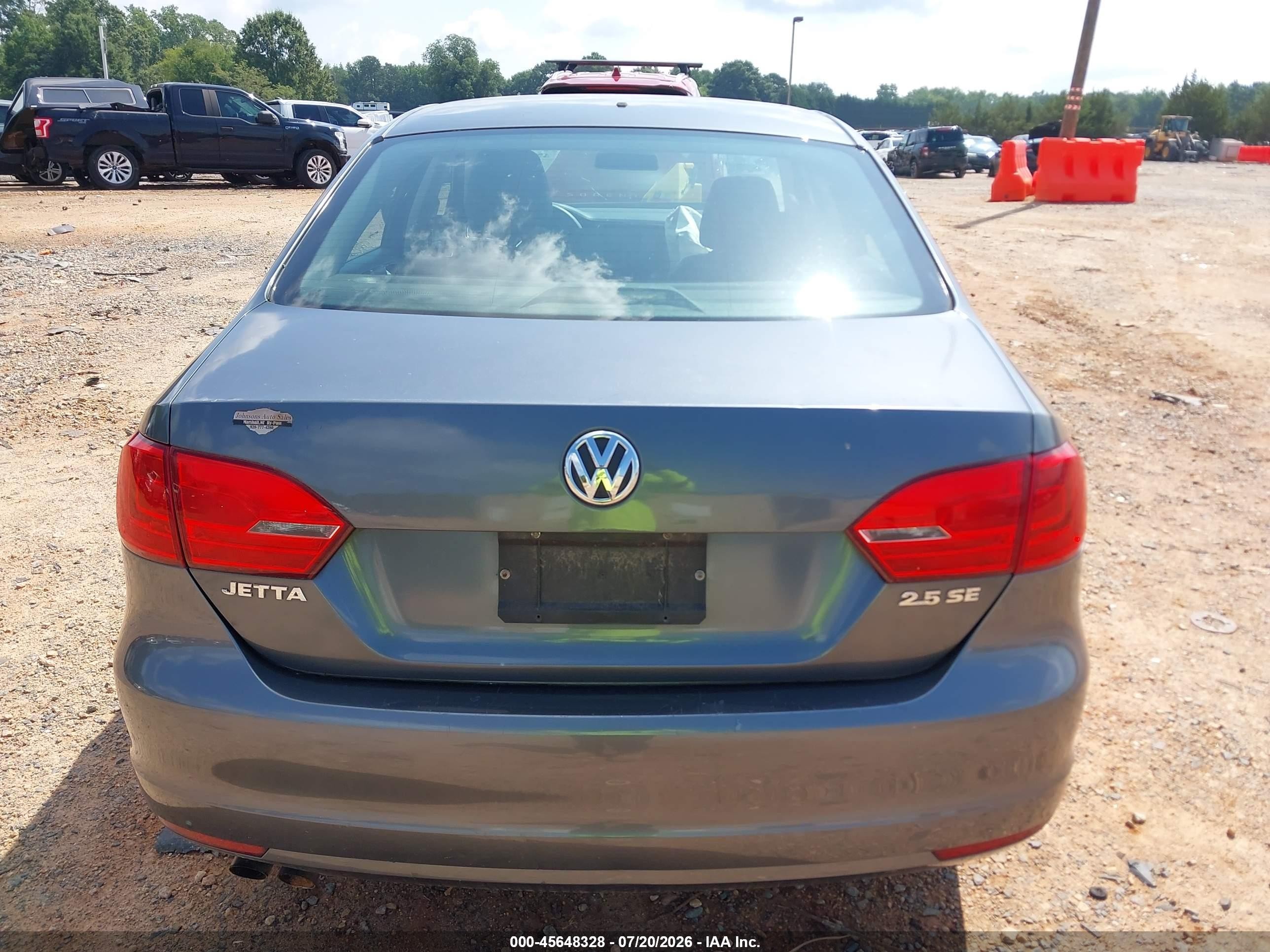 2011 Volkswagen Jetta 2.5l Se Gray vin: 3VWDZ7AJ0BM325963