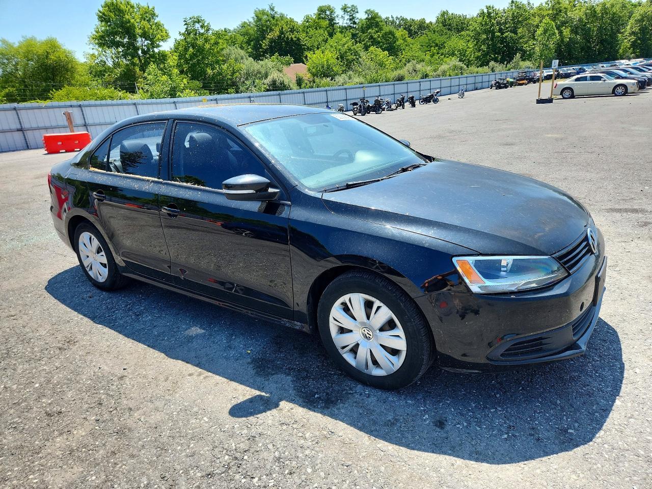 2011 Volkswagen Jetta Se Black vin: 3VWDZ7AJ0BM337353