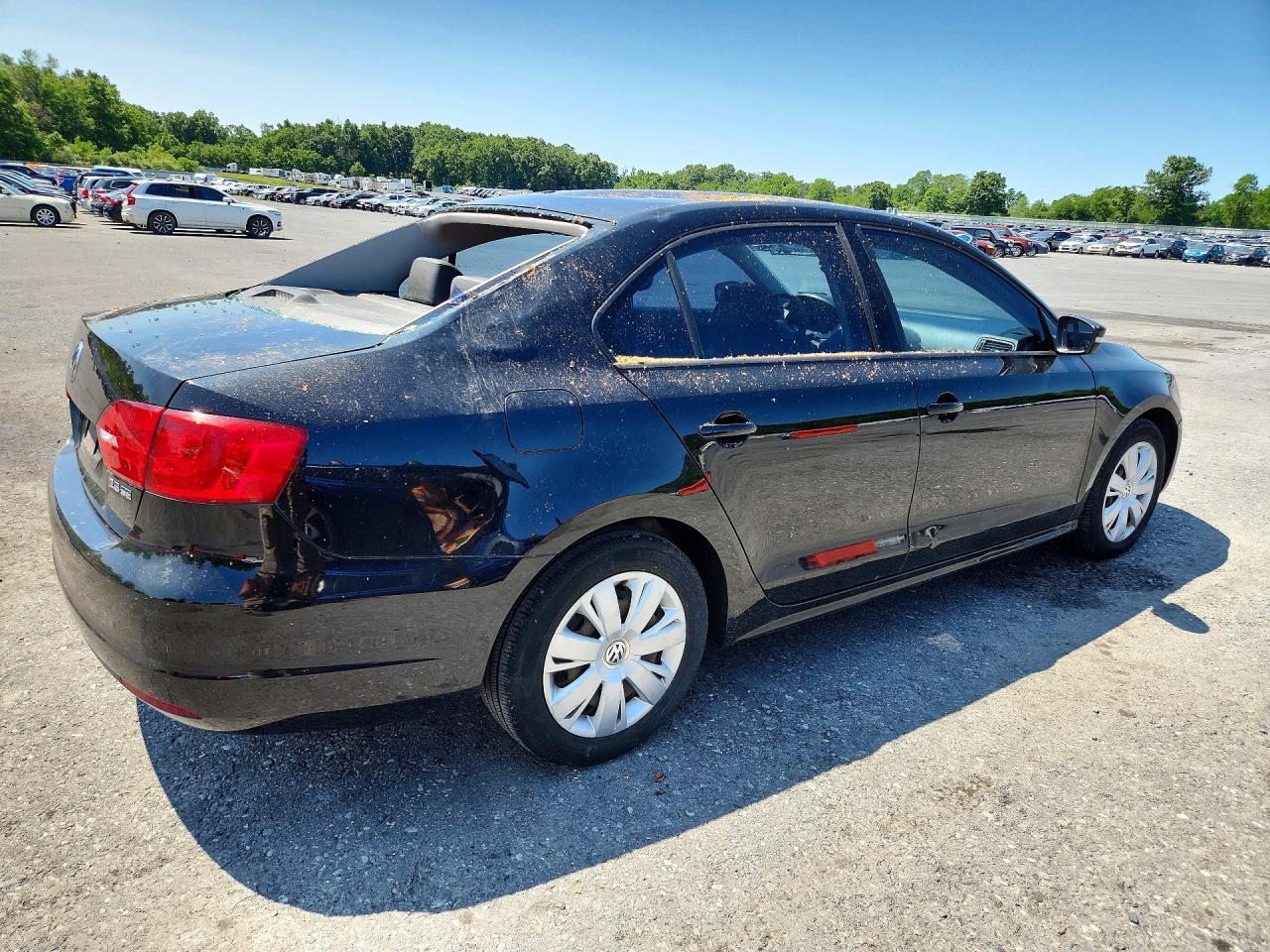 2011 Volkswagen Jetta Se Black vin: 3VWDZ7AJ0BM337353