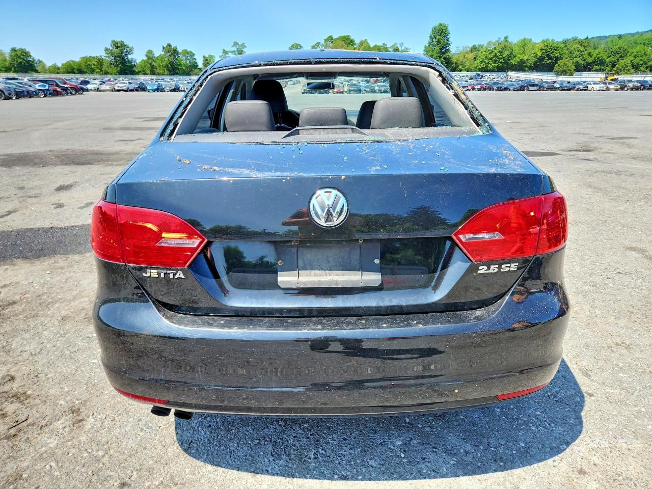 2011 Volkswagen Jetta Se Black vin: 3VWDZ7AJ0BM337353