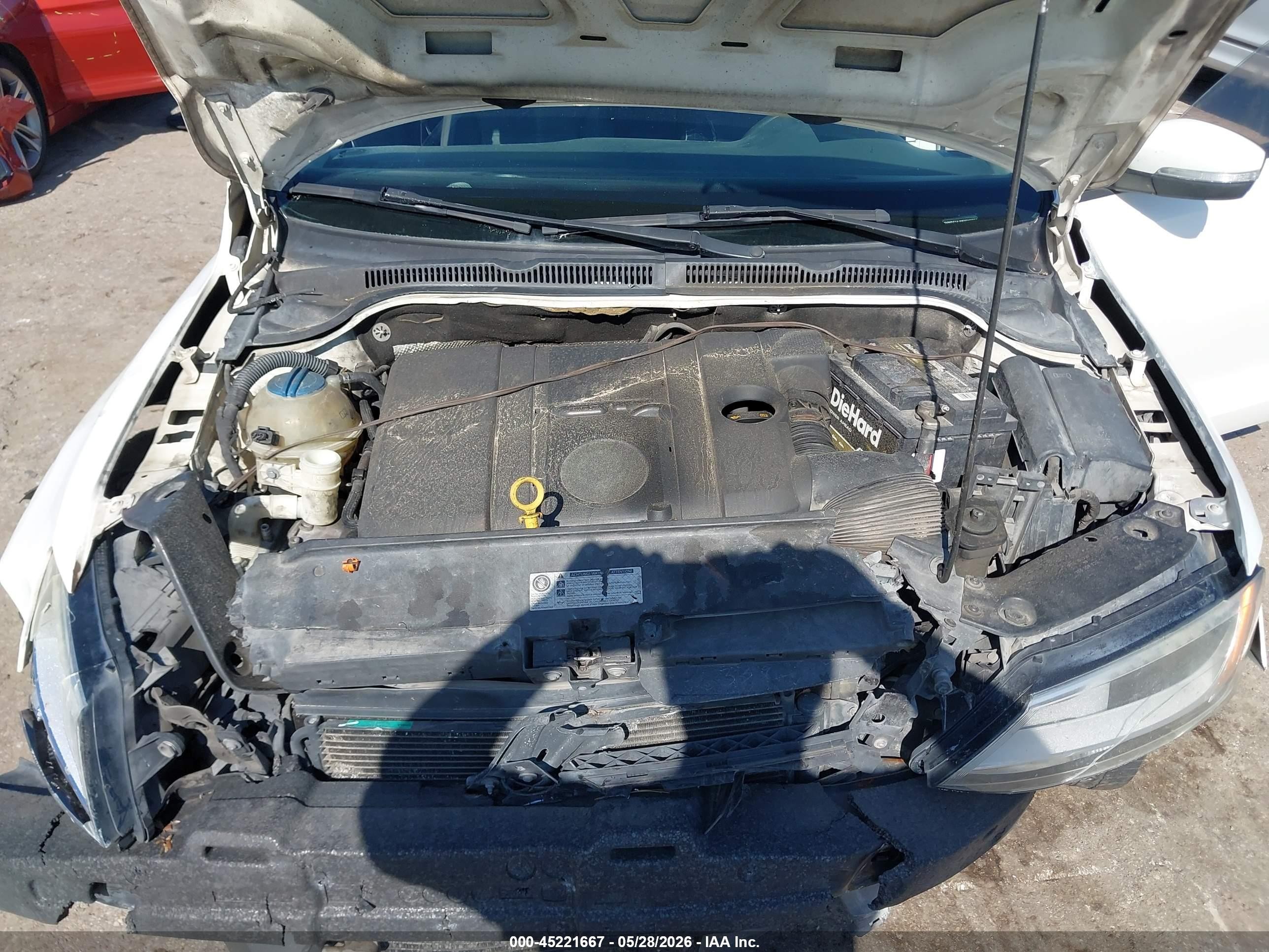 2011 Volkswagen Jetta 2.5l Se White vin: 3VWDZ7AJ0BM360387