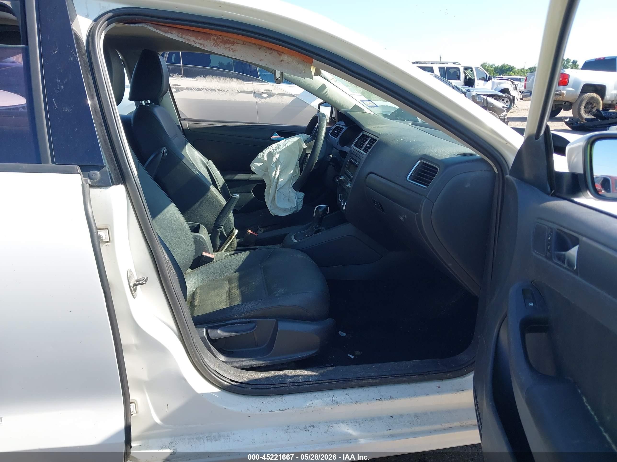 2011 Volkswagen Jetta 2.5l Se White vin: 3VWDZ7AJ0BM360387