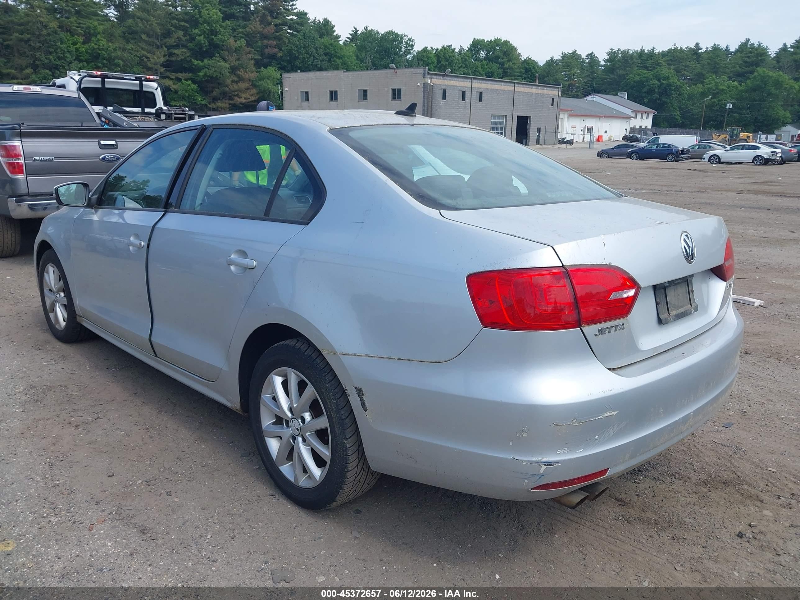 2011 Volkswagen Jetta 2.5l Se Серебряный vin: 3VWDZ7AJ0BM363645
