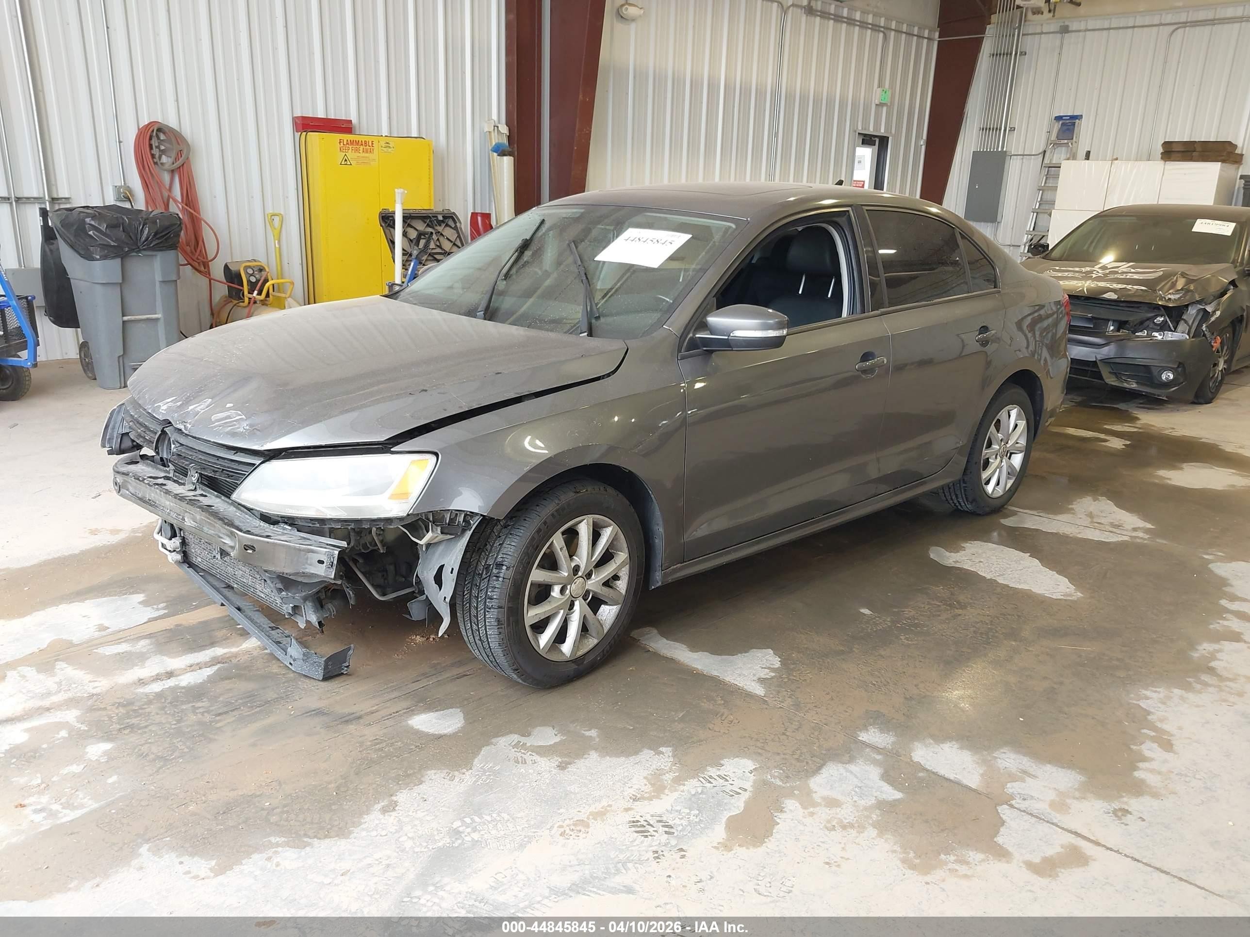 2011 Volkswagen Jetta 2.5l Se Gray vin: 3VWDZ7AJ0BM380803