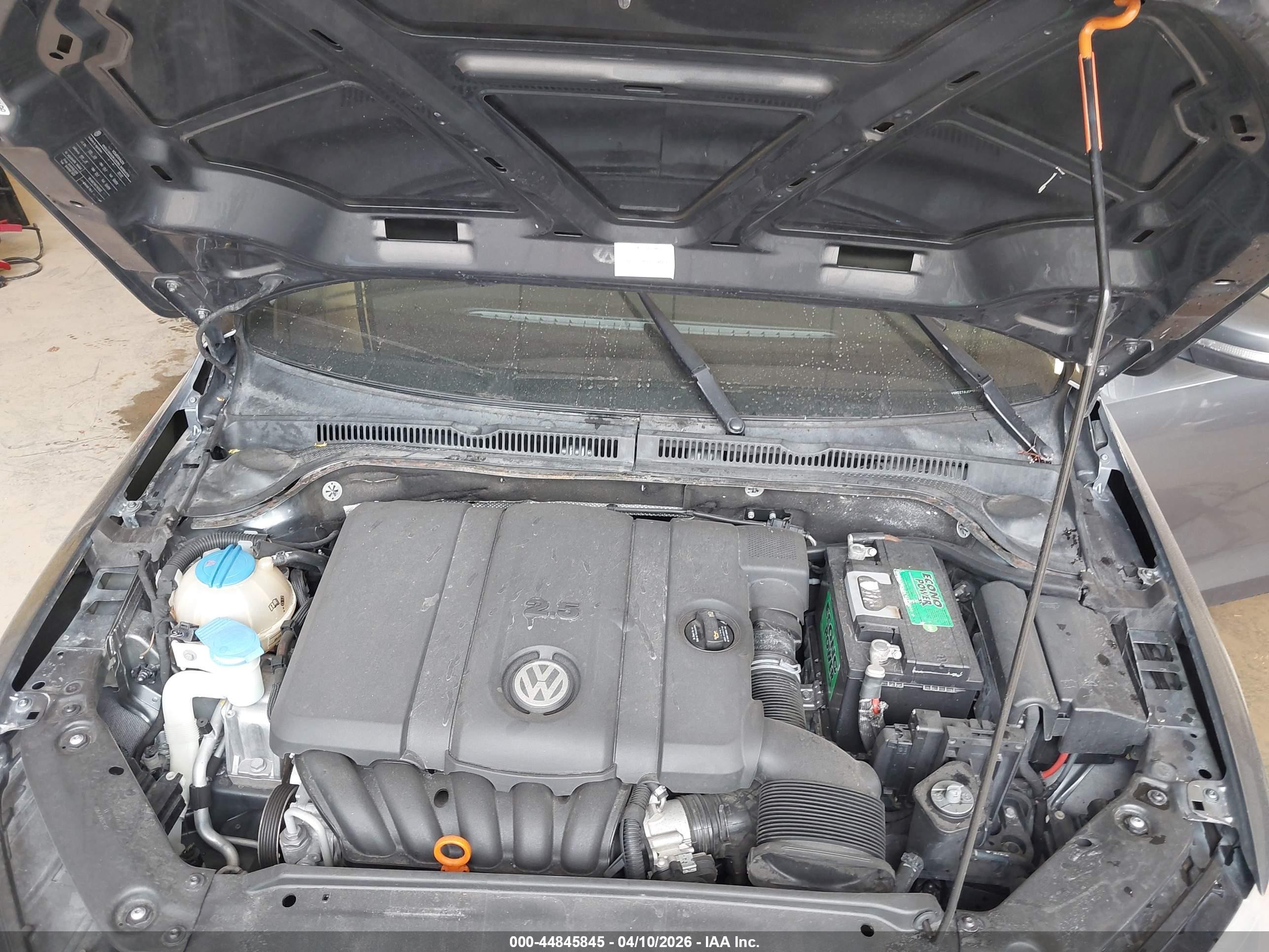 2011 Volkswagen Jetta 2.5l Se Gray vin: 3VWDZ7AJ0BM380803