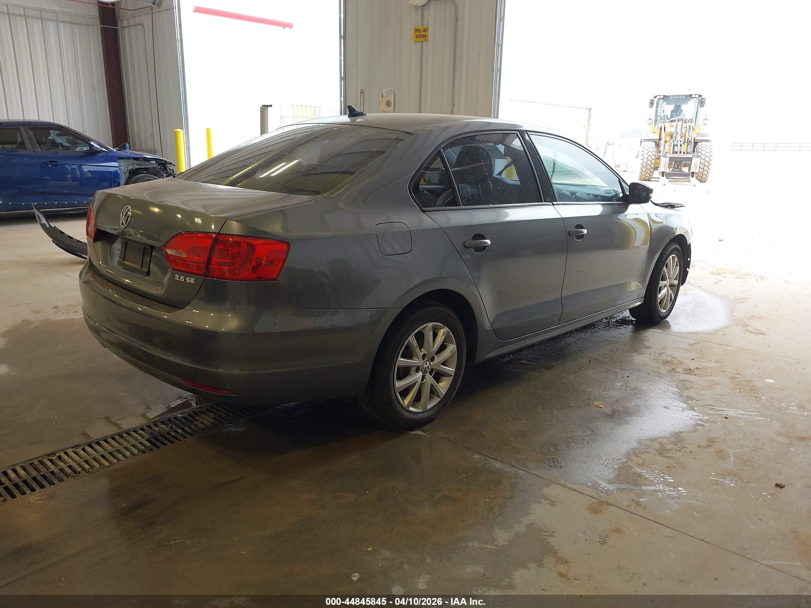 2011 Volkswagen Jetta 2.5l Se Gray vin: 3VWDZ7AJ0BM380803