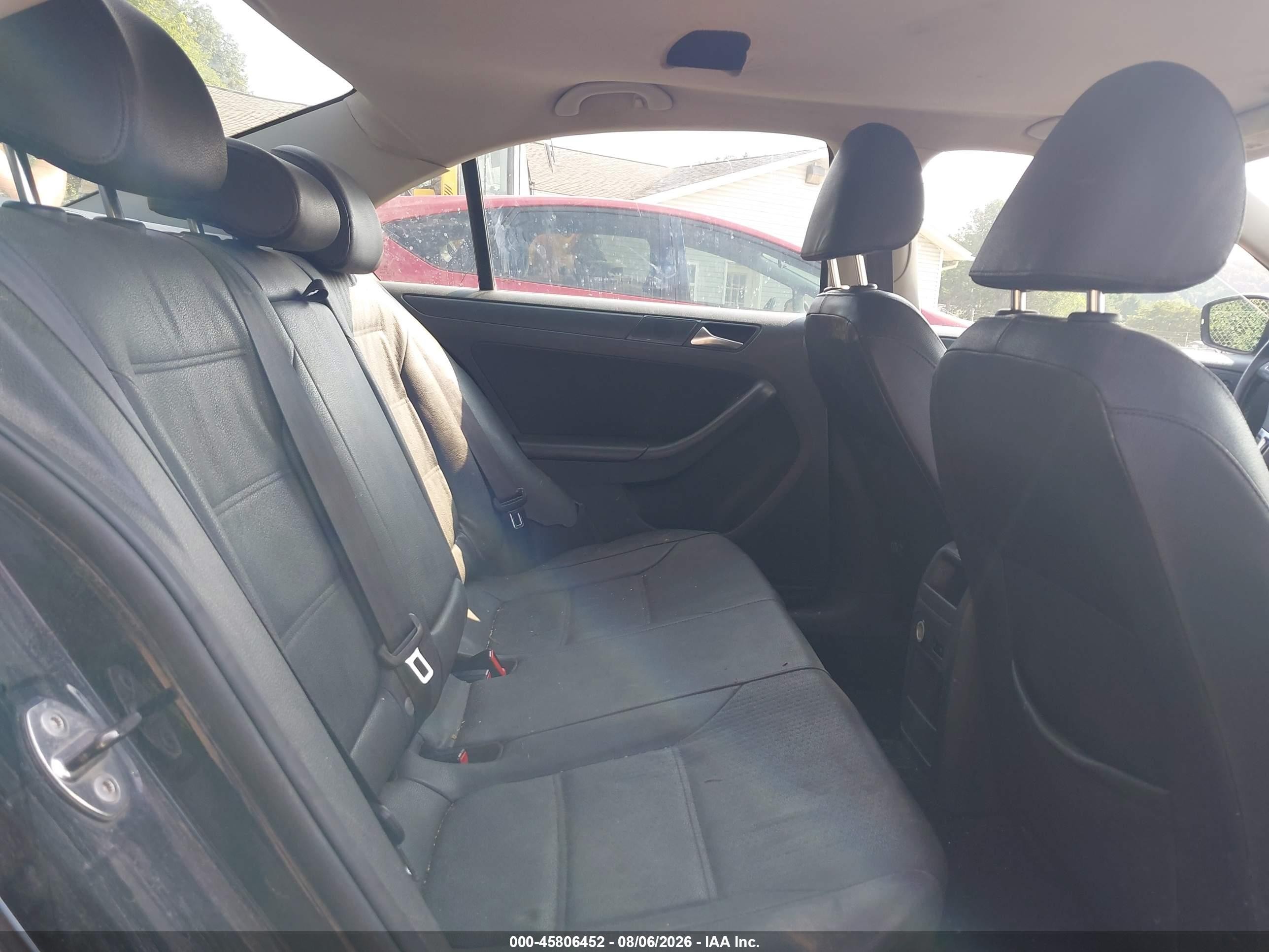 2011 Volkswagen Jetta 2.5l Se Black vin: 3VWDZ7AJ0BM382339