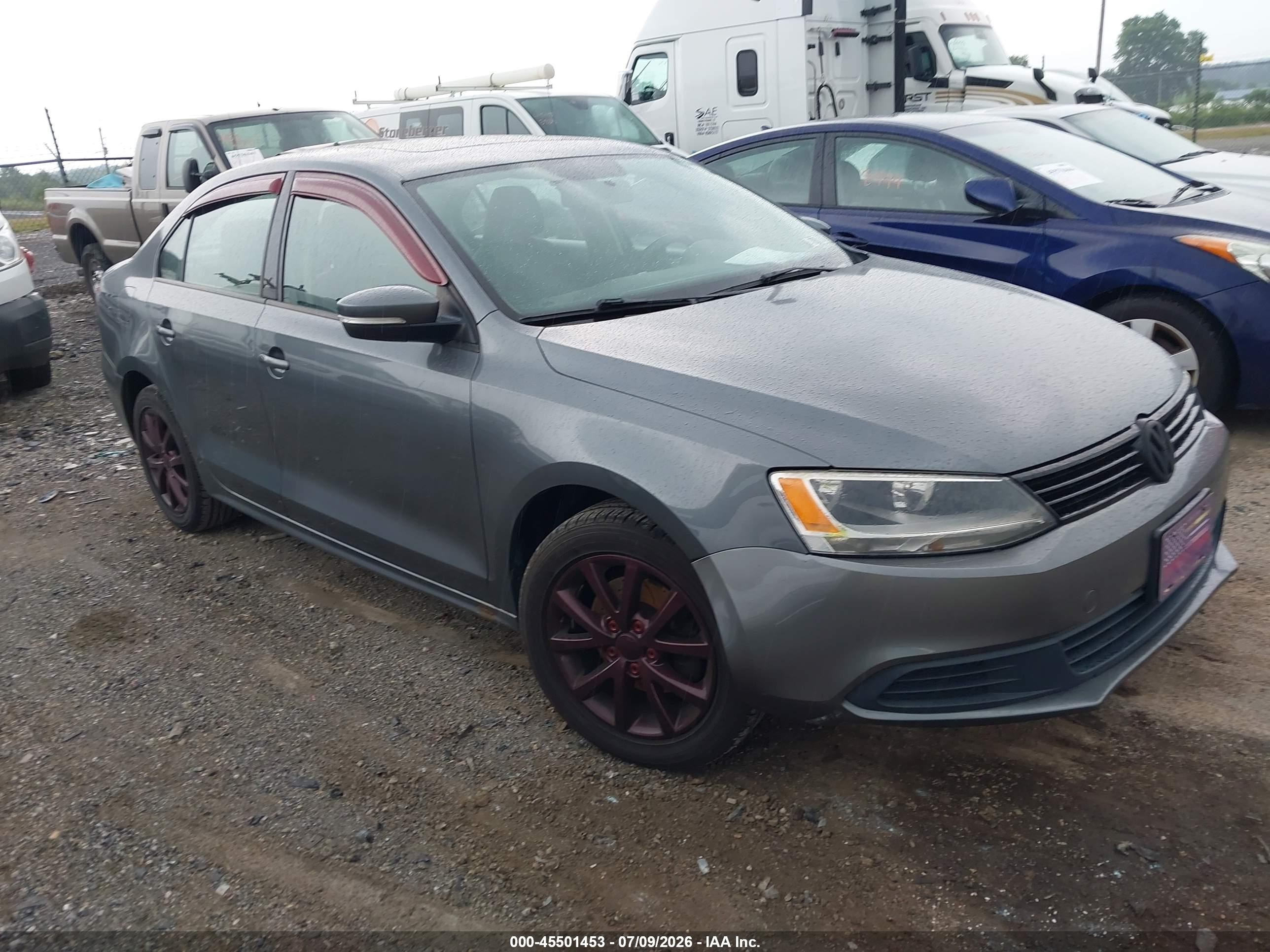 2011 Volkswagen Jetta 2.5l Se Серый vin: 3VWDZ7AJ1BM045856