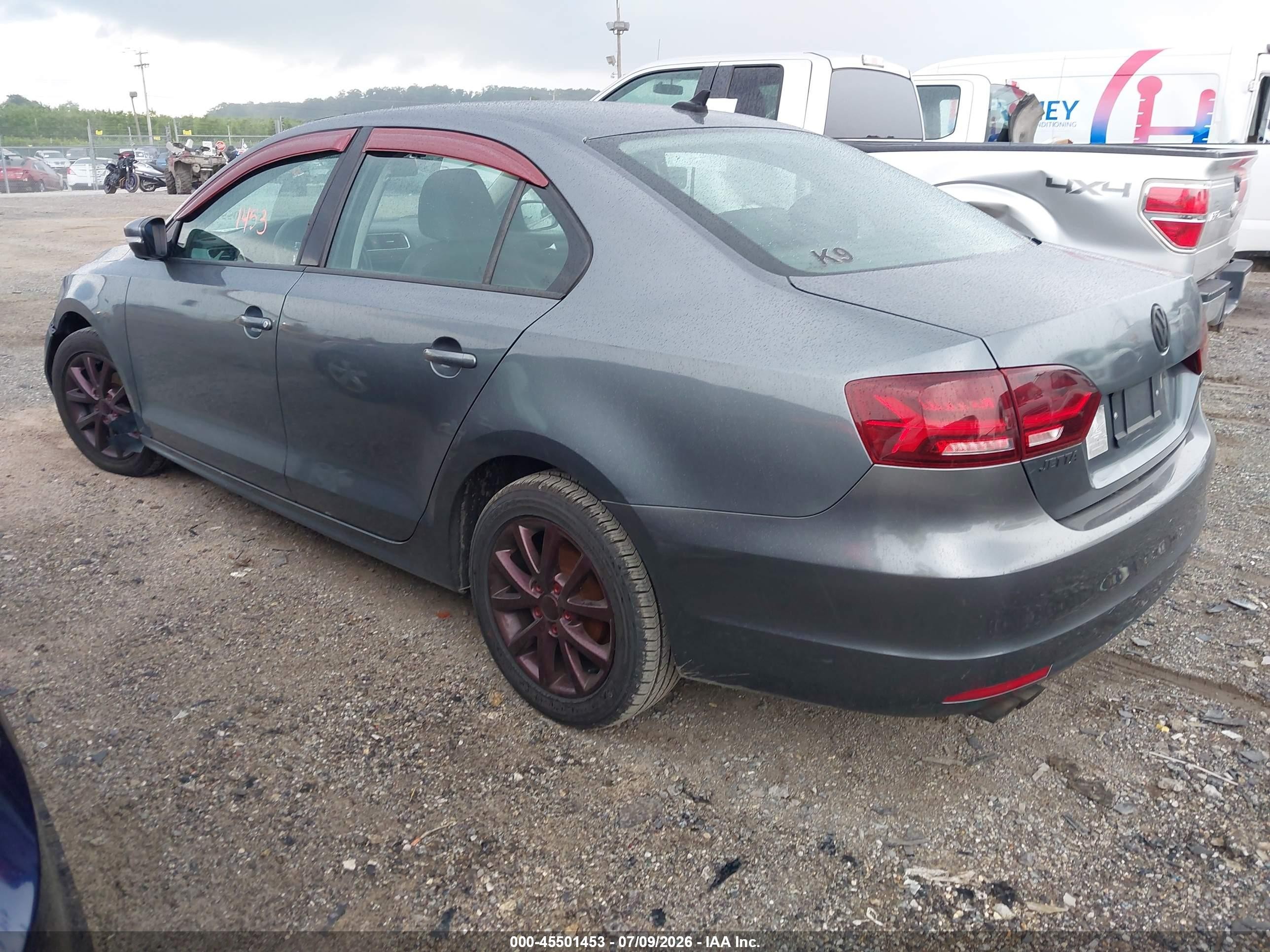 2011 Volkswagen Jetta 2.5l Se Серый vin: 3VWDZ7AJ1BM045856