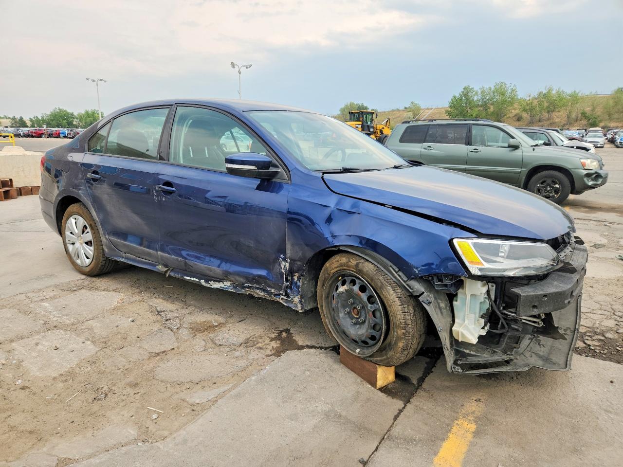 2011 Volkswagen Jetta Se Blue vin: 3VWDZ7AJ1BM048403