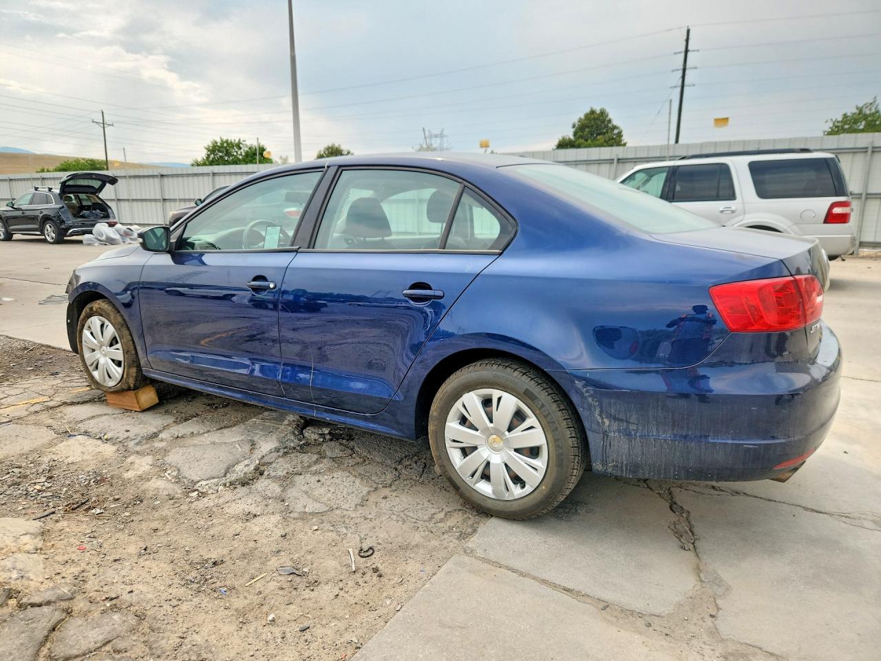 2011 Volkswagen Jetta Se Blue vin: 3VWDZ7AJ1BM048403