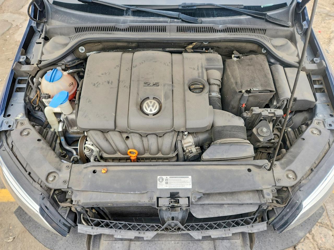 2011 Volkswagen Jetta Se Blue vin: 3VWDZ7AJ1BM048403