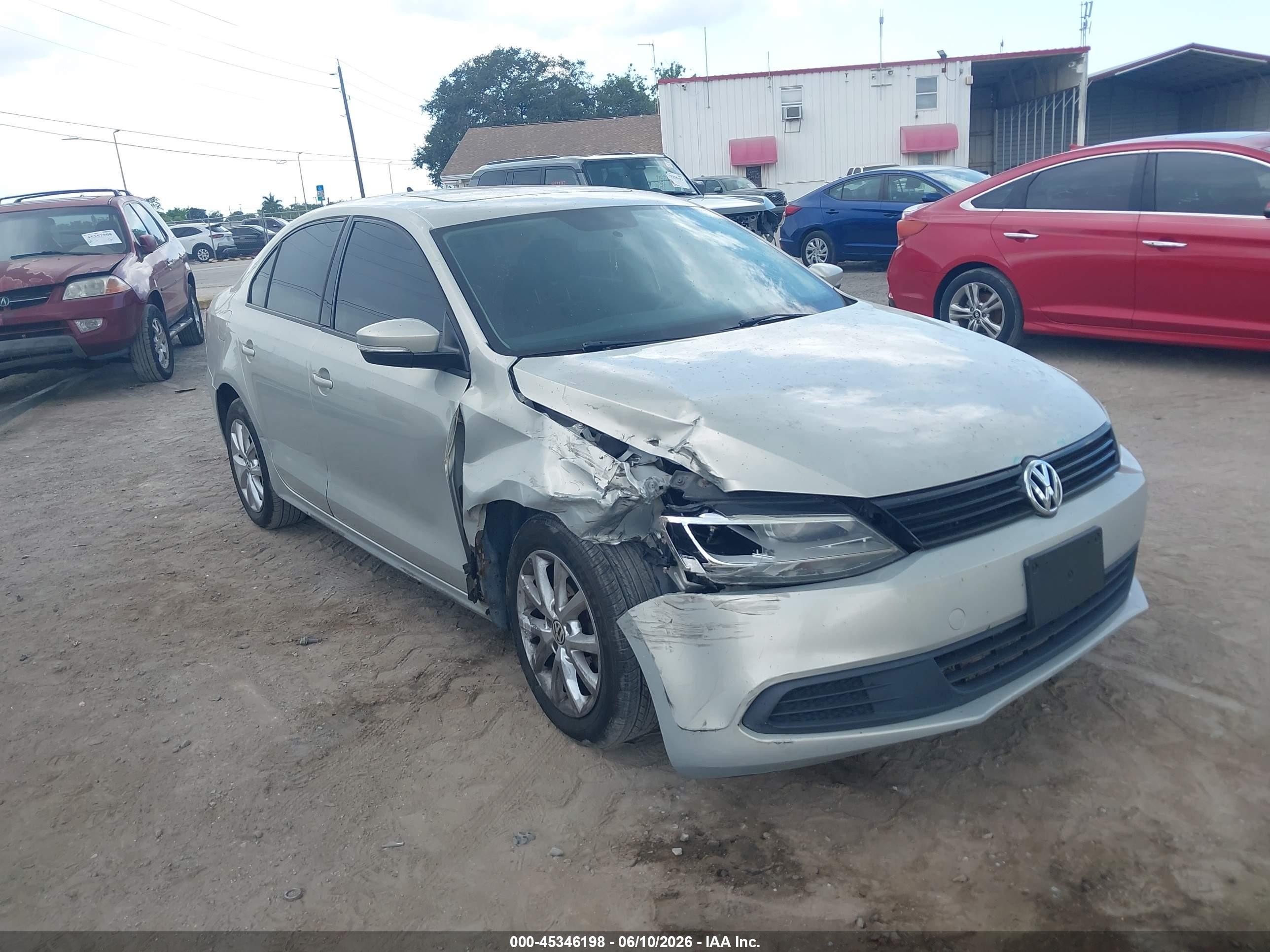 2011 Volkswagen Jetta 2.5l Se Pewter vin: 3VWDZ7AJ1BM082308