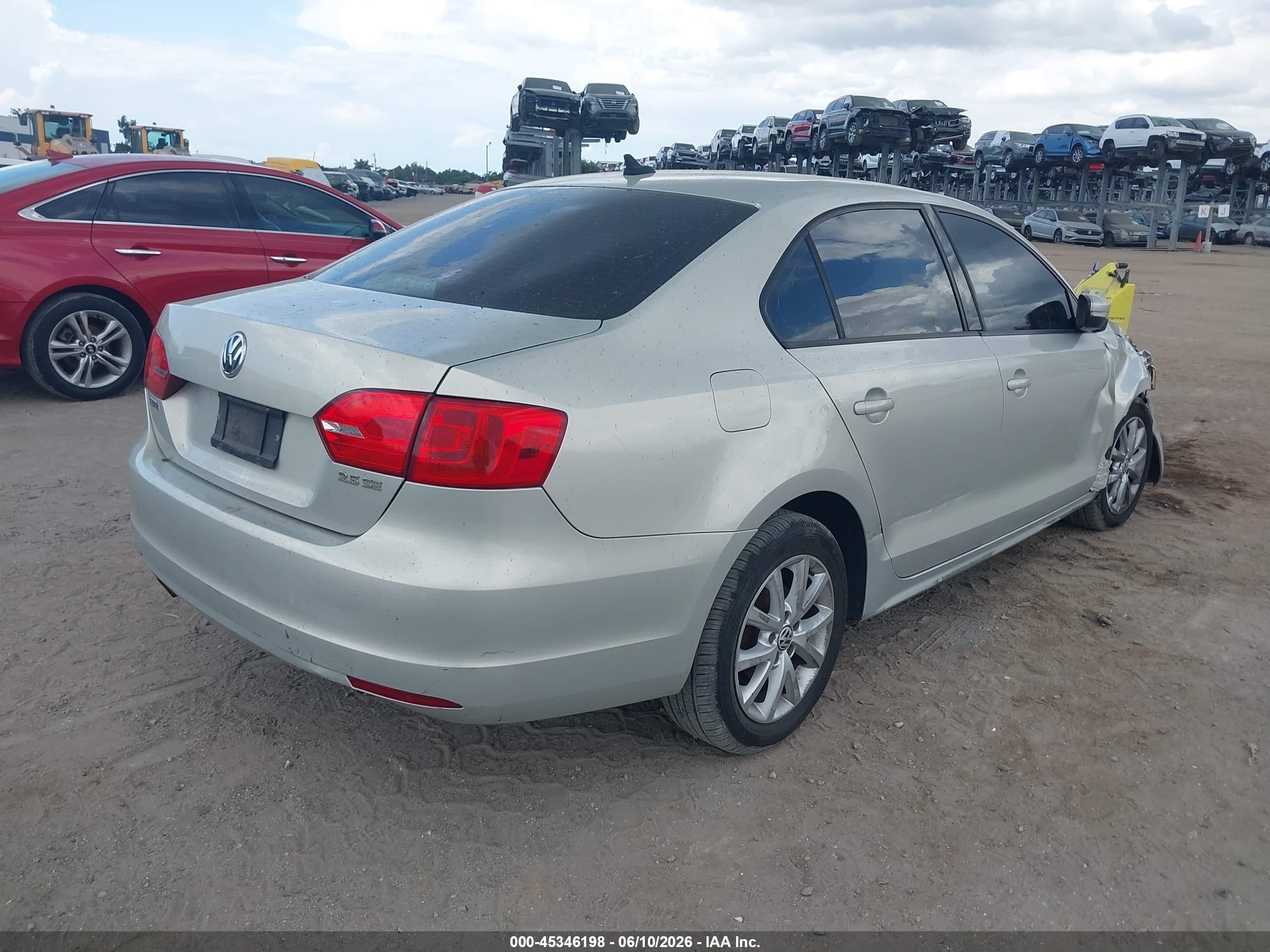 2011 Volkswagen Jetta 2.5l Se Pewter vin: 3VWDZ7AJ1BM082308