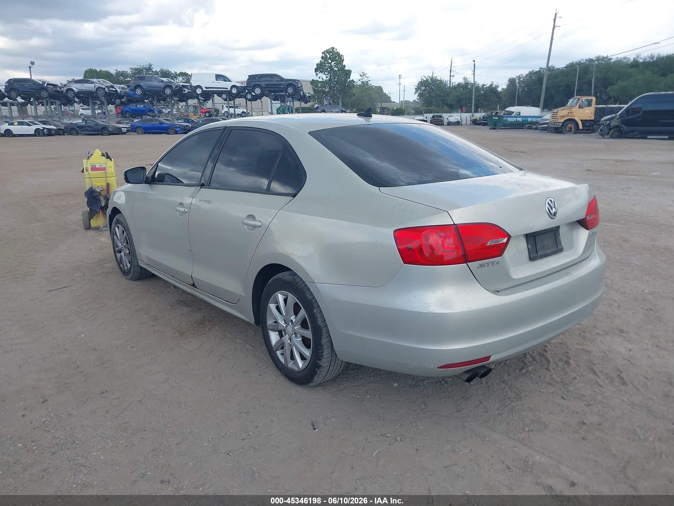 2011 Volkswagen Jetta 2.5l Se Pewter vin: 3VWDZ7AJ1BM082308