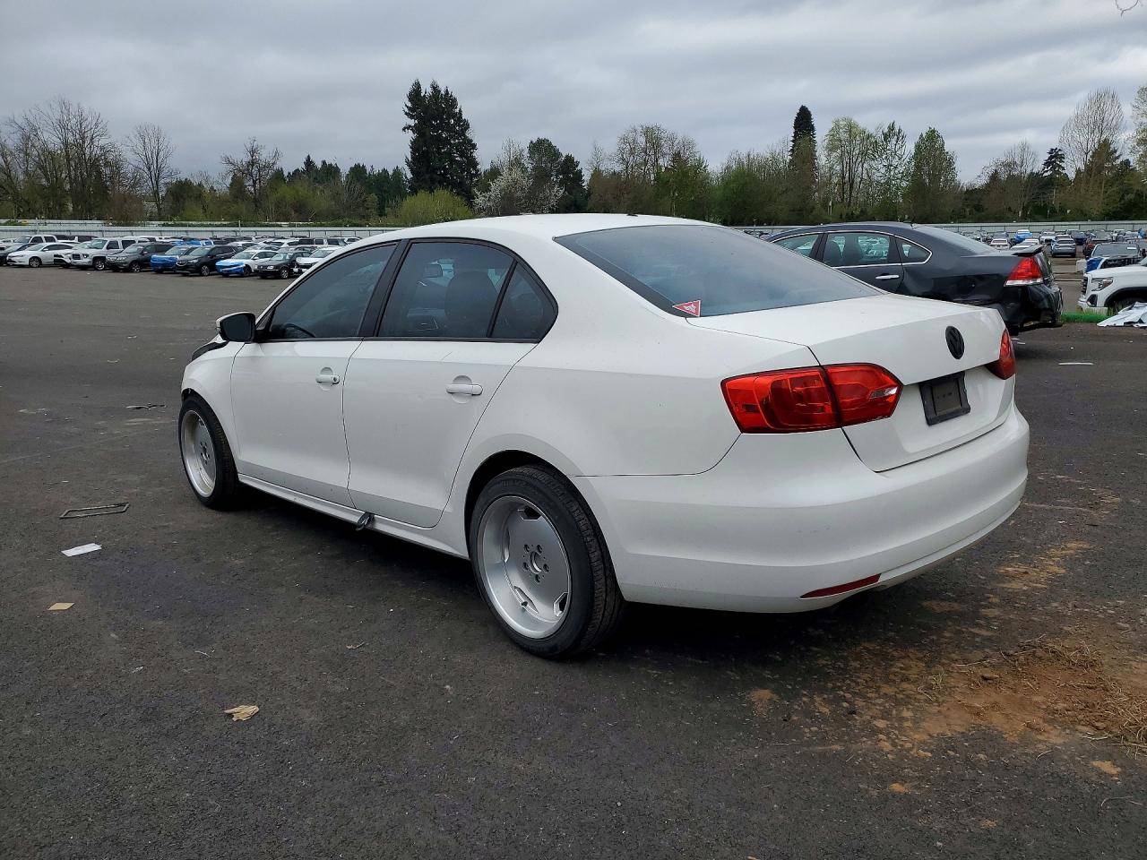 2011 Volkswagen Jetta Se White vin: 3VWDZ7AJ1BM100175