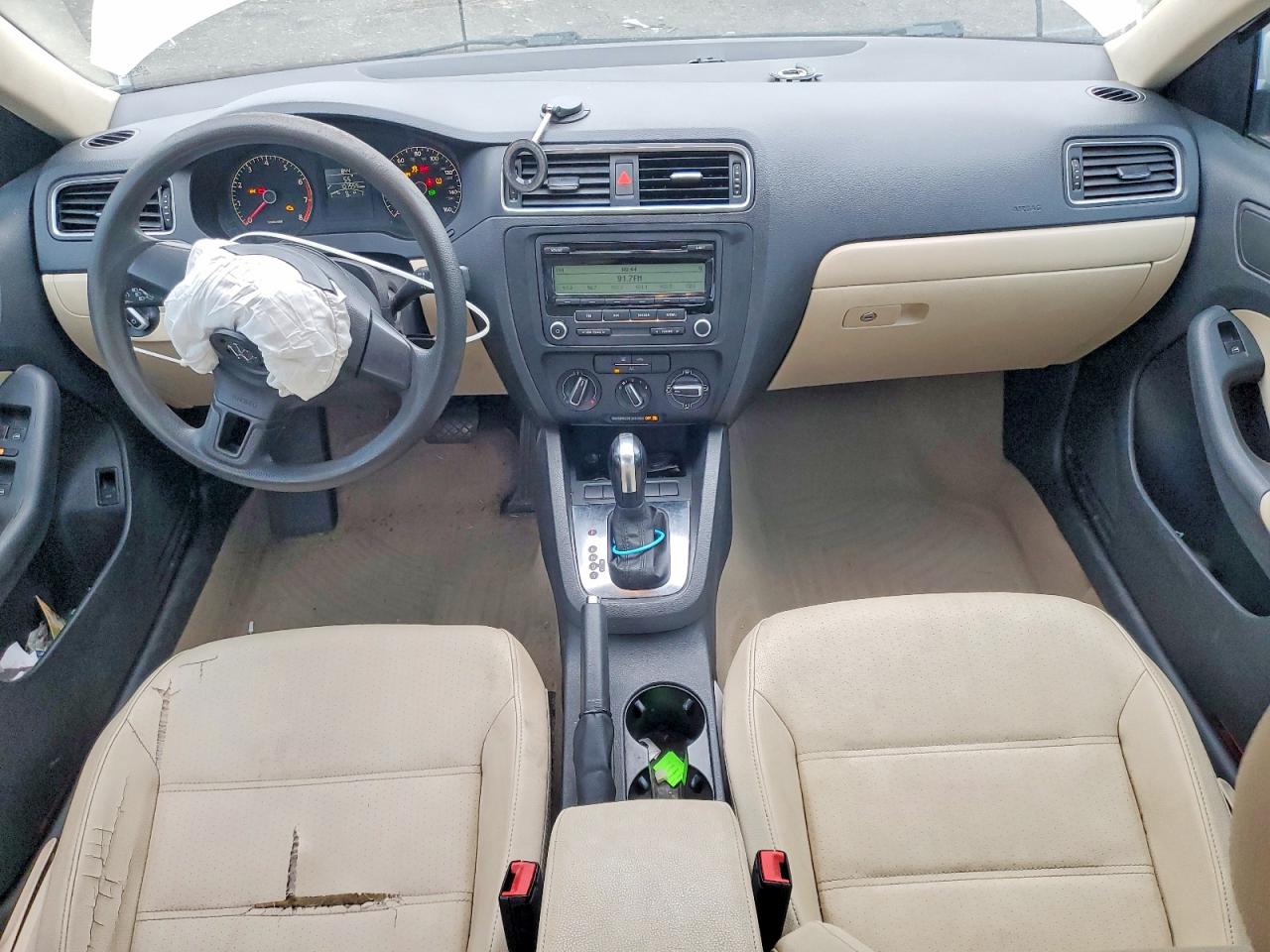 2011 Volkswagen Jetta Se White vin: 3VWDZ7AJ1BM100175