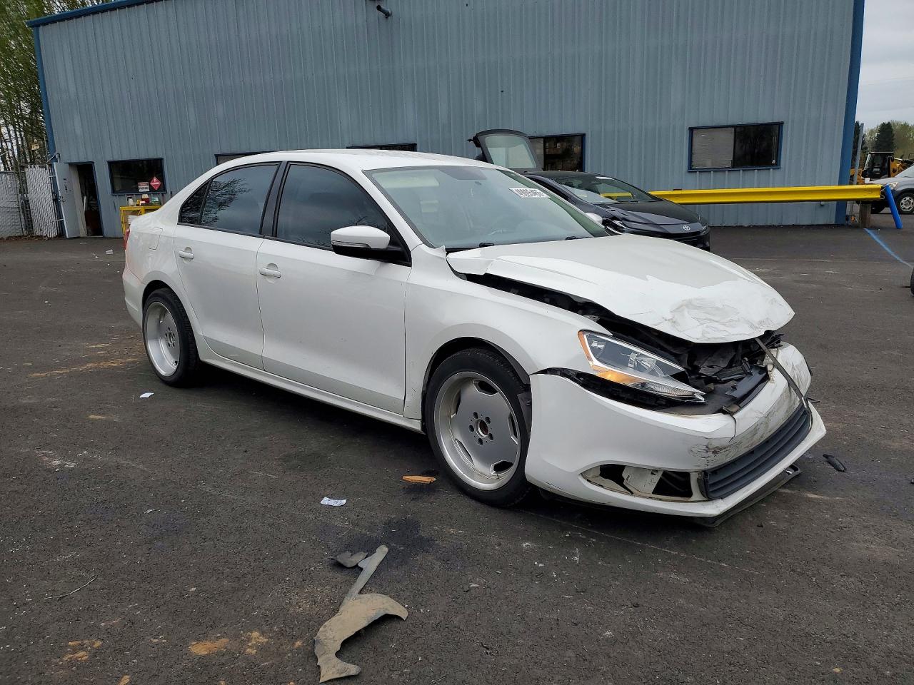 2011 Volkswagen Jetta Se White vin: 3VWDZ7AJ1BM100175