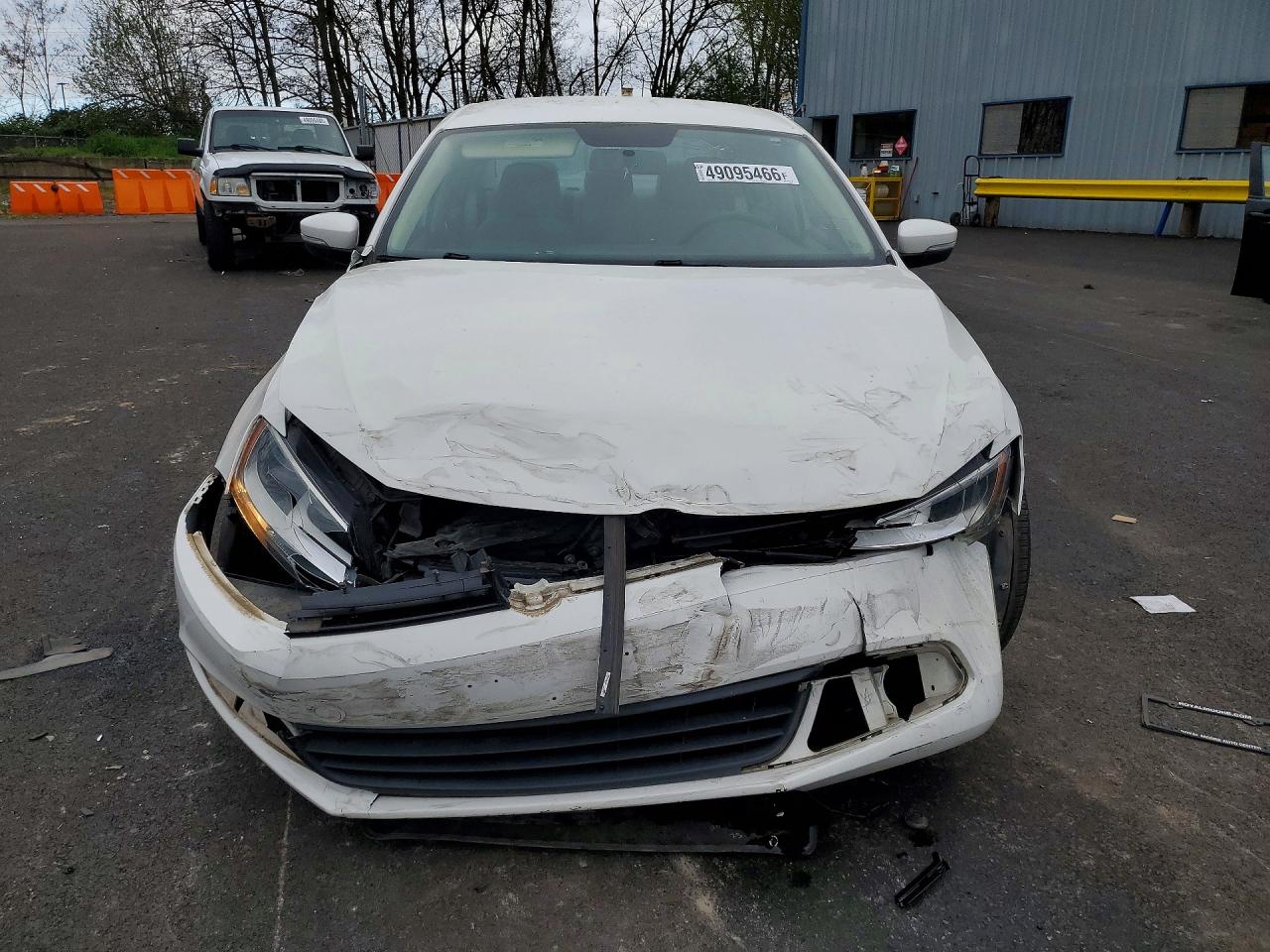 2011 Volkswagen Jetta Se White vin: 3VWDZ7AJ1BM100175