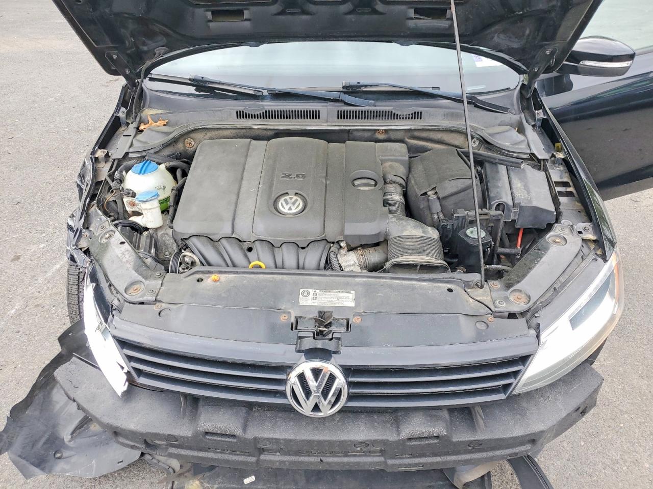 2011 Volkswagen Jetta Se Black vin: 3VWDZ7AJ1BM304829