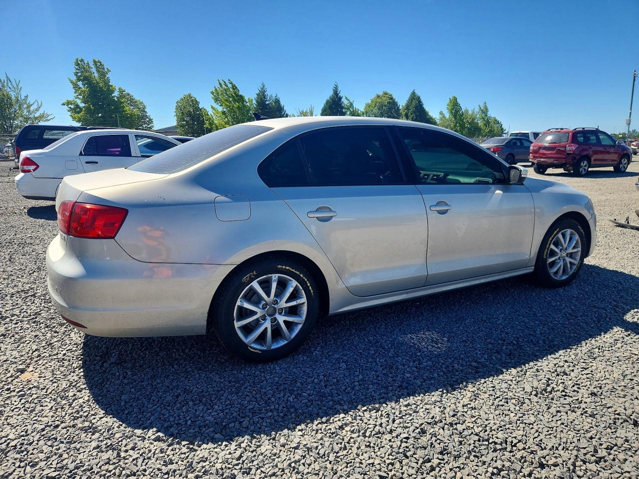 2011 Volkswagen Jetta Se Silver vin: 3VWDZ7AJ1BM330797