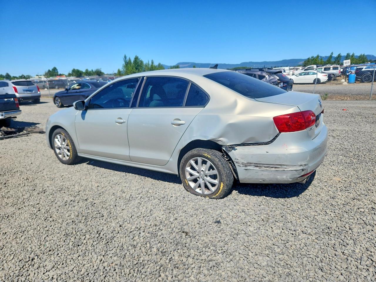 2011 Volkswagen Jetta Se Silver vin: 3VWDZ7AJ1BM330797