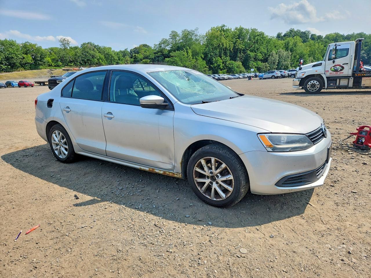 2011 Volkswagen Jetta Se Silver vin: 3VWDZ7AJ1BM346692