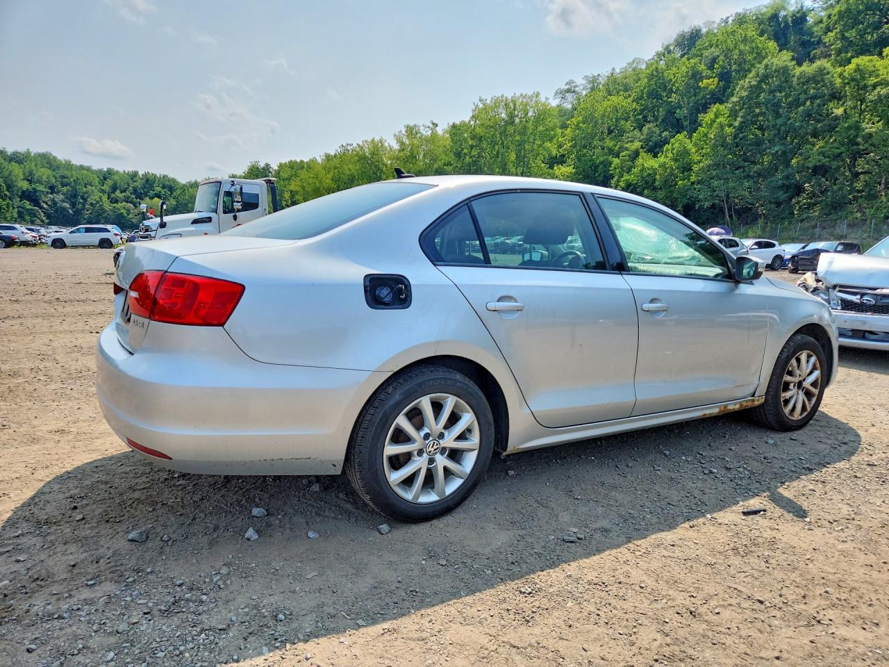 2011 Volkswagen Jetta Se Silver vin: 3VWDZ7AJ1BM346692