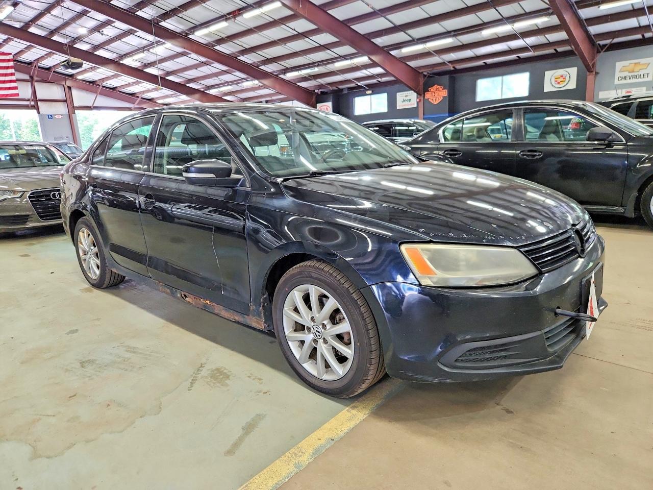 2011 Volkswagen Jetta Se Black vin: 3VWDZ7AJ1BM359751